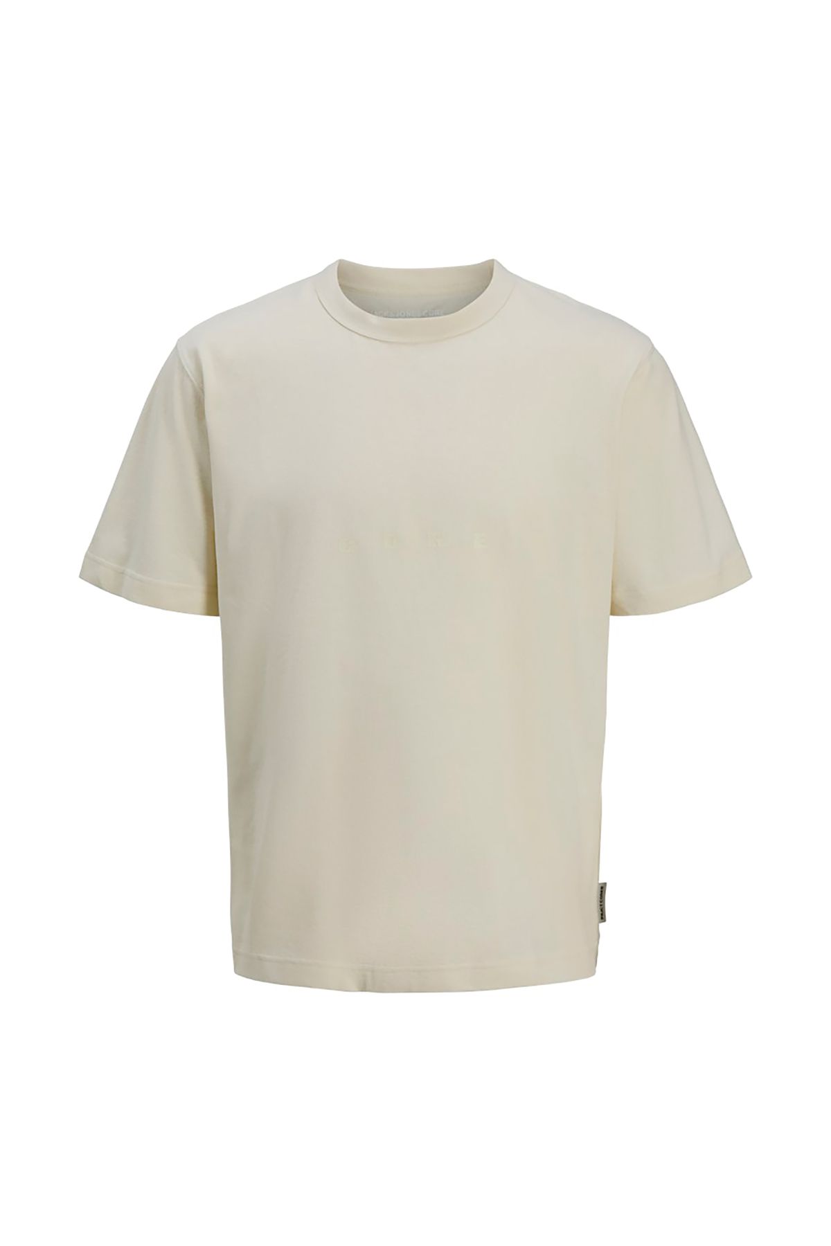 Jack & Jones Colido Branding Erkek Bej Tişört (12276640-STCN)