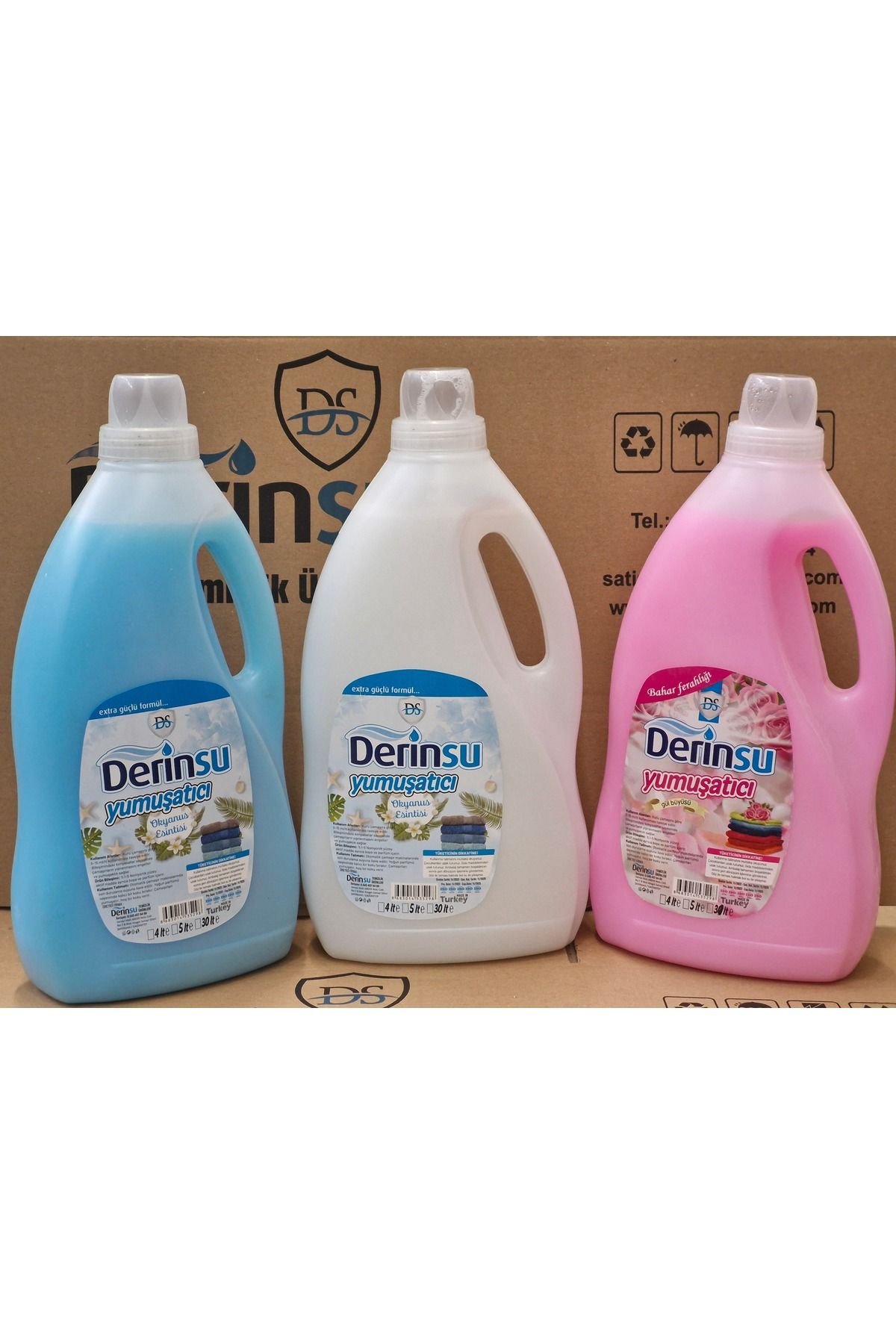 DERİNSU KİMYA YUMUŞATICI 3 ÇEŞİT x 3 KĞ = 9 KĞ ( LİLYUM)