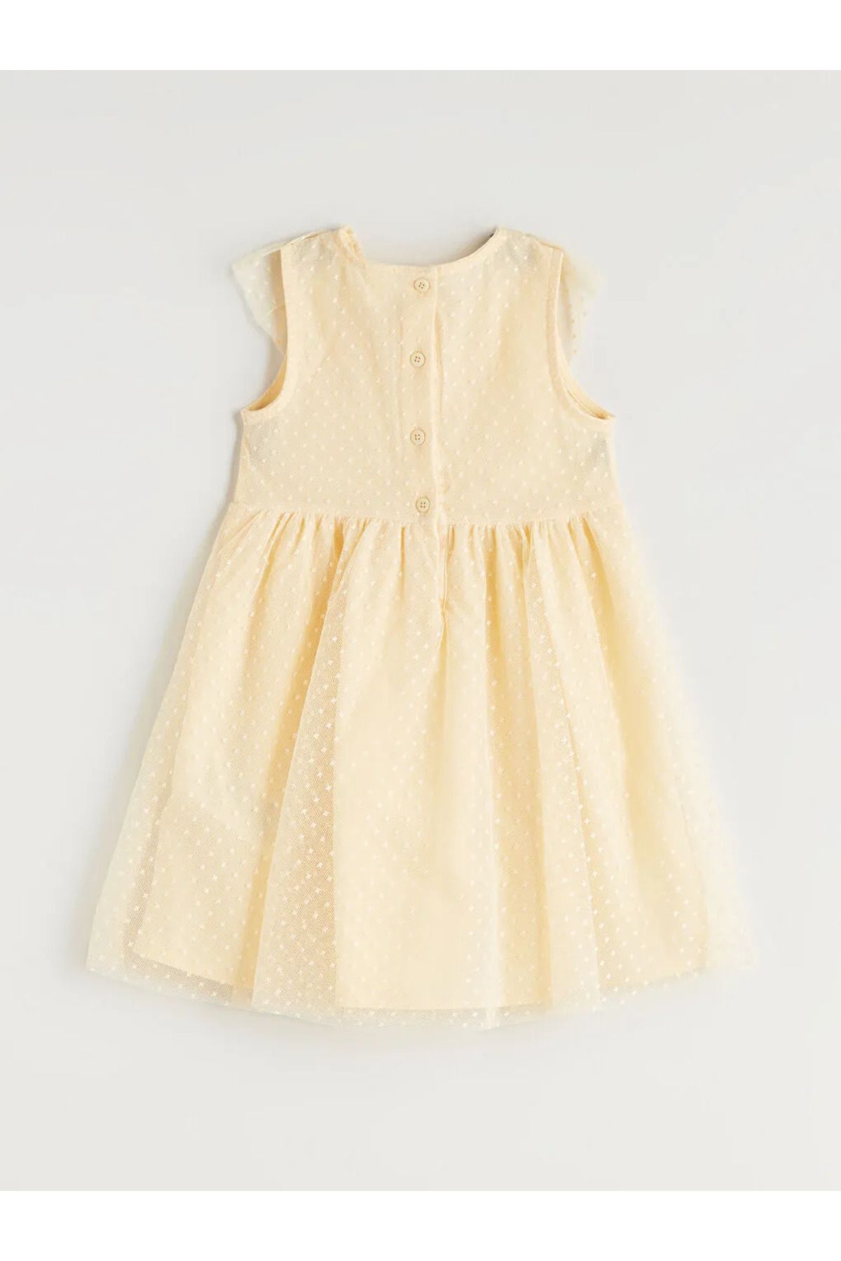 LC Waikiki-Lcw Kids Sari V Neck Girl Lace Dress 3