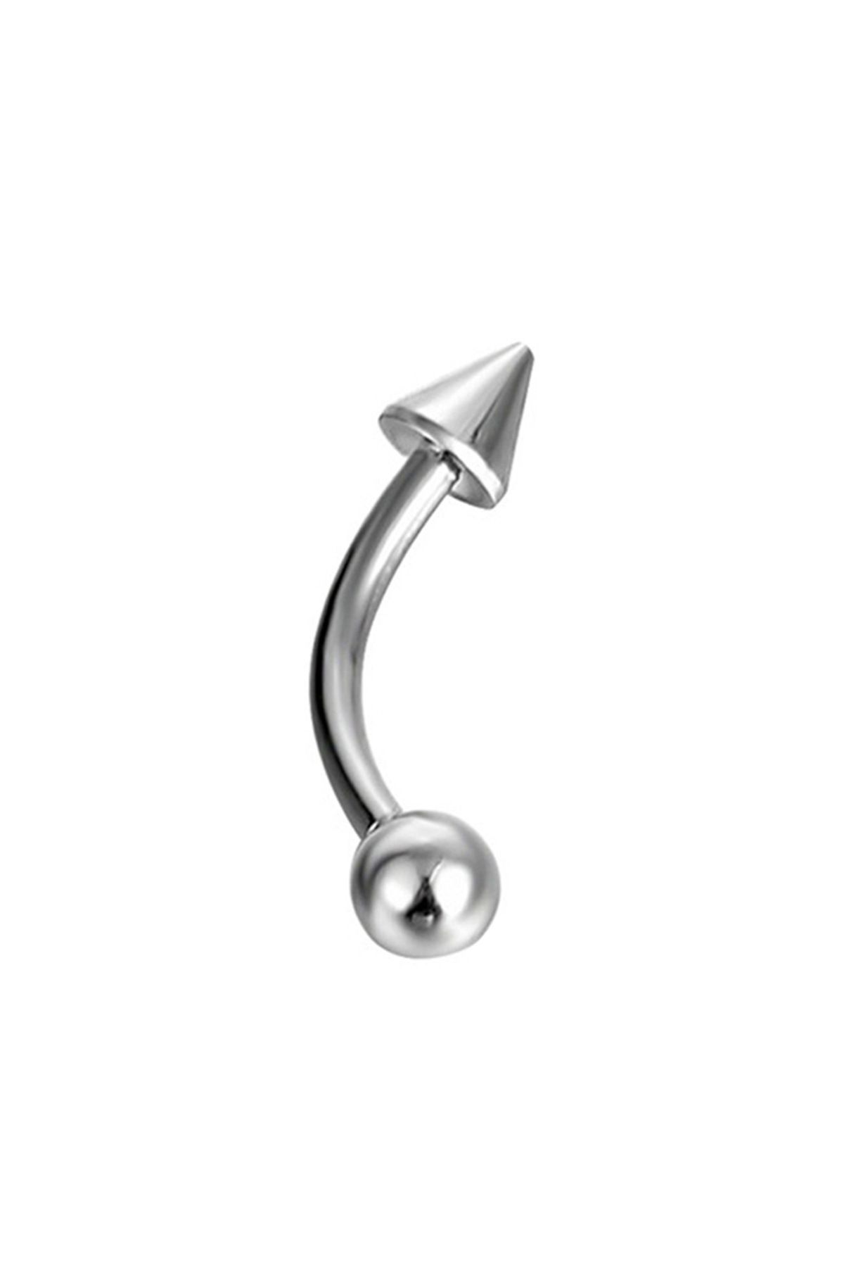 Nehir 316l Cerrahi Çelik Gümüş Renk 5 Adet Septum Piercing Kavis Serisi