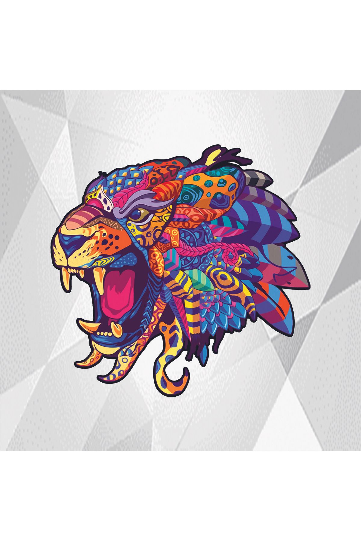 WOODENCRAFT TIGER AHŞAP PUZZLE BENZERSİZ VE FİGÜRLÜ KESİM