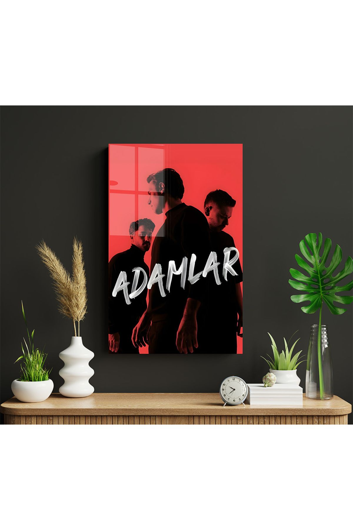 Ayabak Metal Poster Adamlar - Dekoratif - Hediyelik Çerçevesiz Tablo