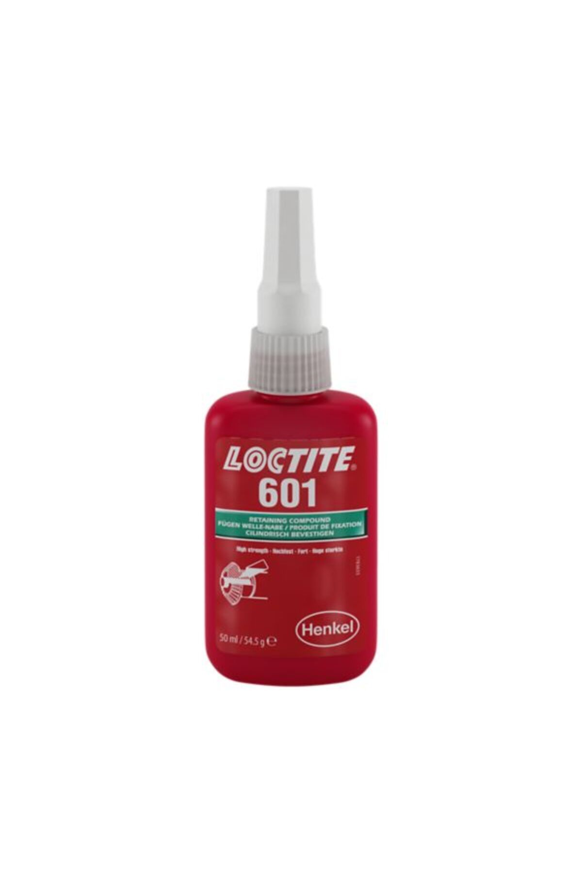LOCTİTE Loctite 601 Yüksek Mukavemetli Sıkı Geçme Bileşeni 50 gr/ml