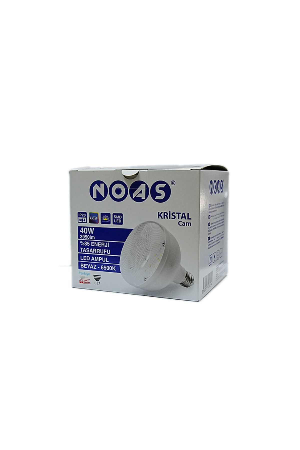 Bayırtech NOAS LED AMPUL KRİSTAL CAM