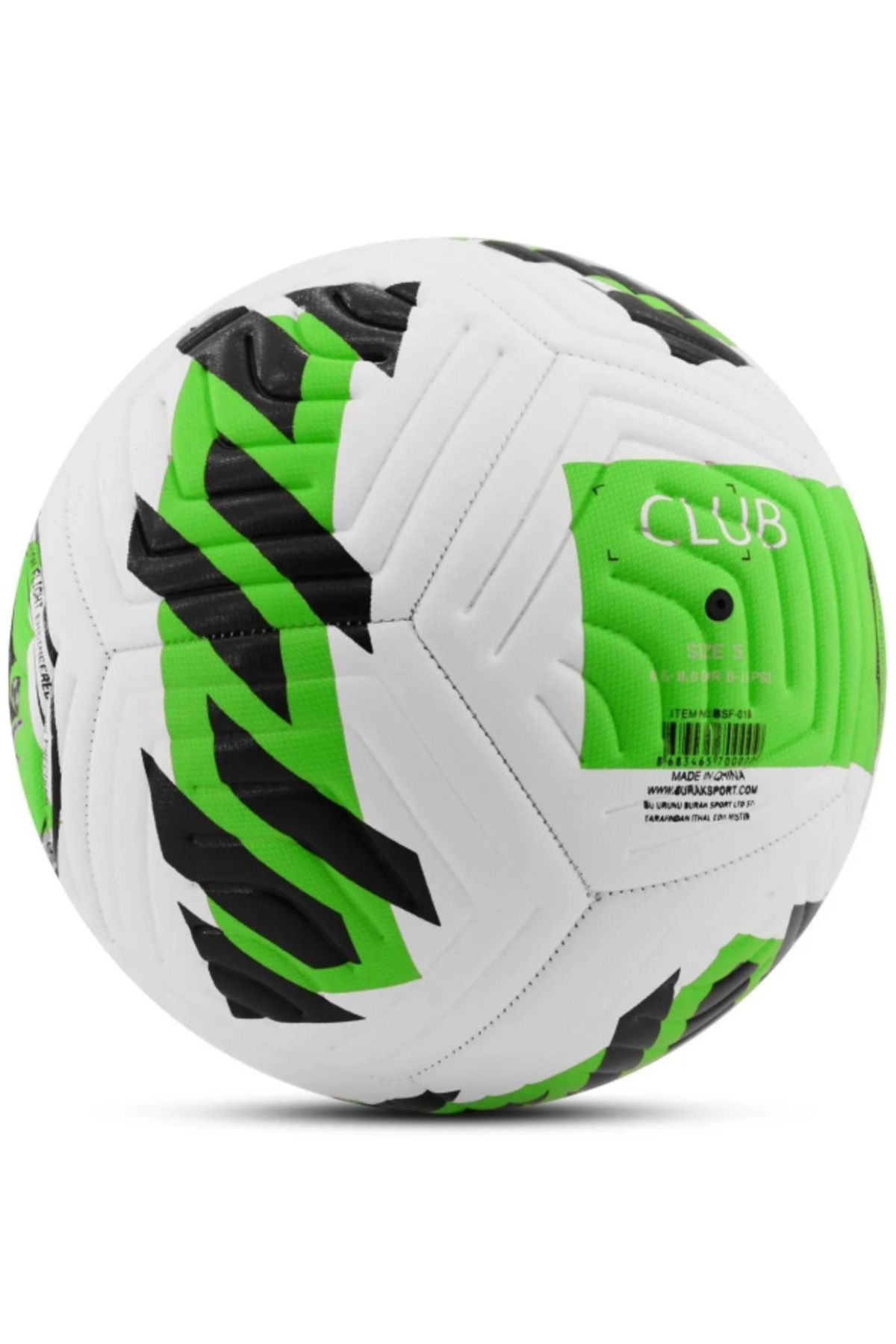 BK Commerce Futbol Topu – Halı Saha ve Sert Zemin Uyumlu + Pompa Hediyeli Orijinal Top - Yeşil No:5