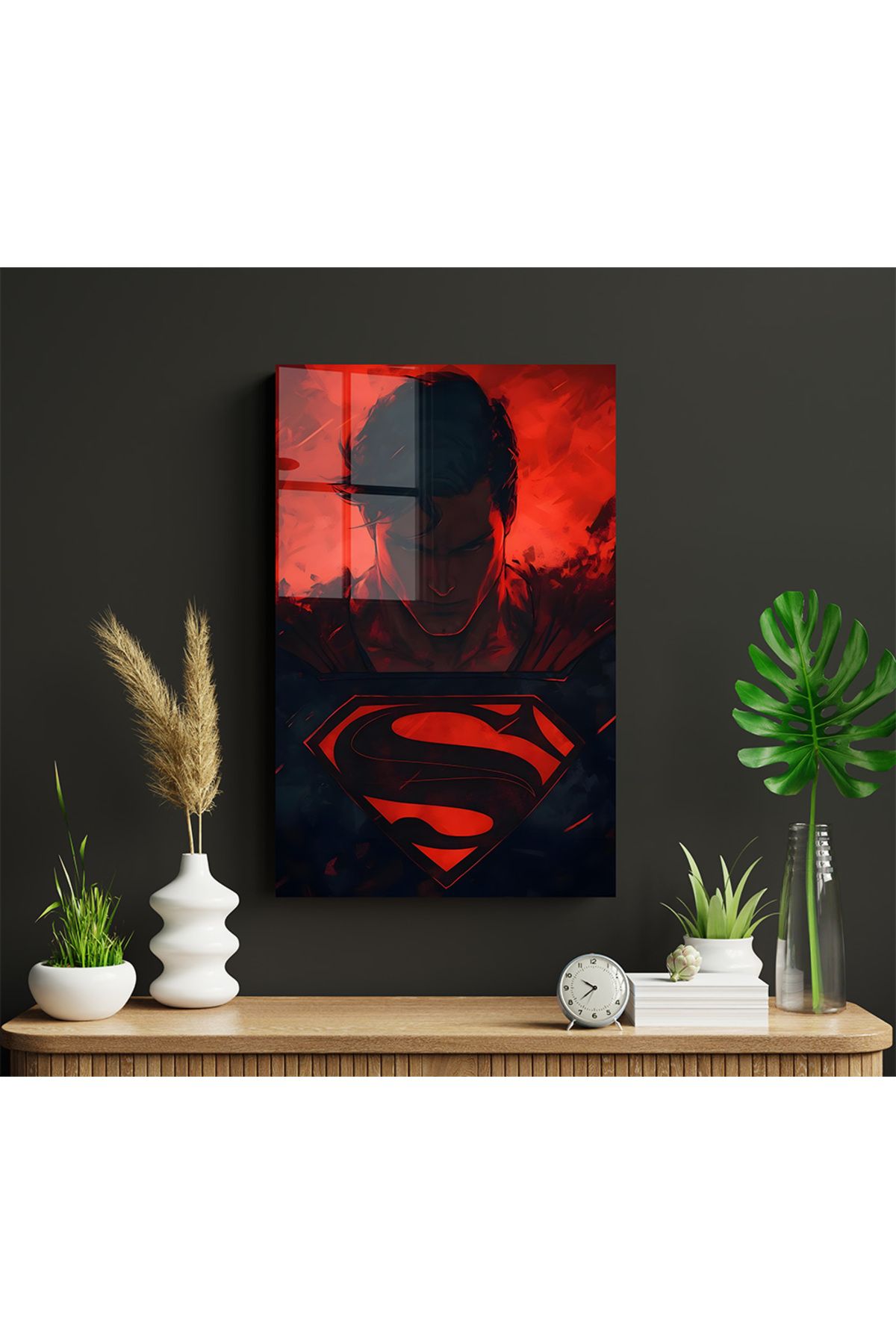 Ayabak Metal Poster DC Superman - Dekoratif - Hediyelik Çerçevesiz Tablo