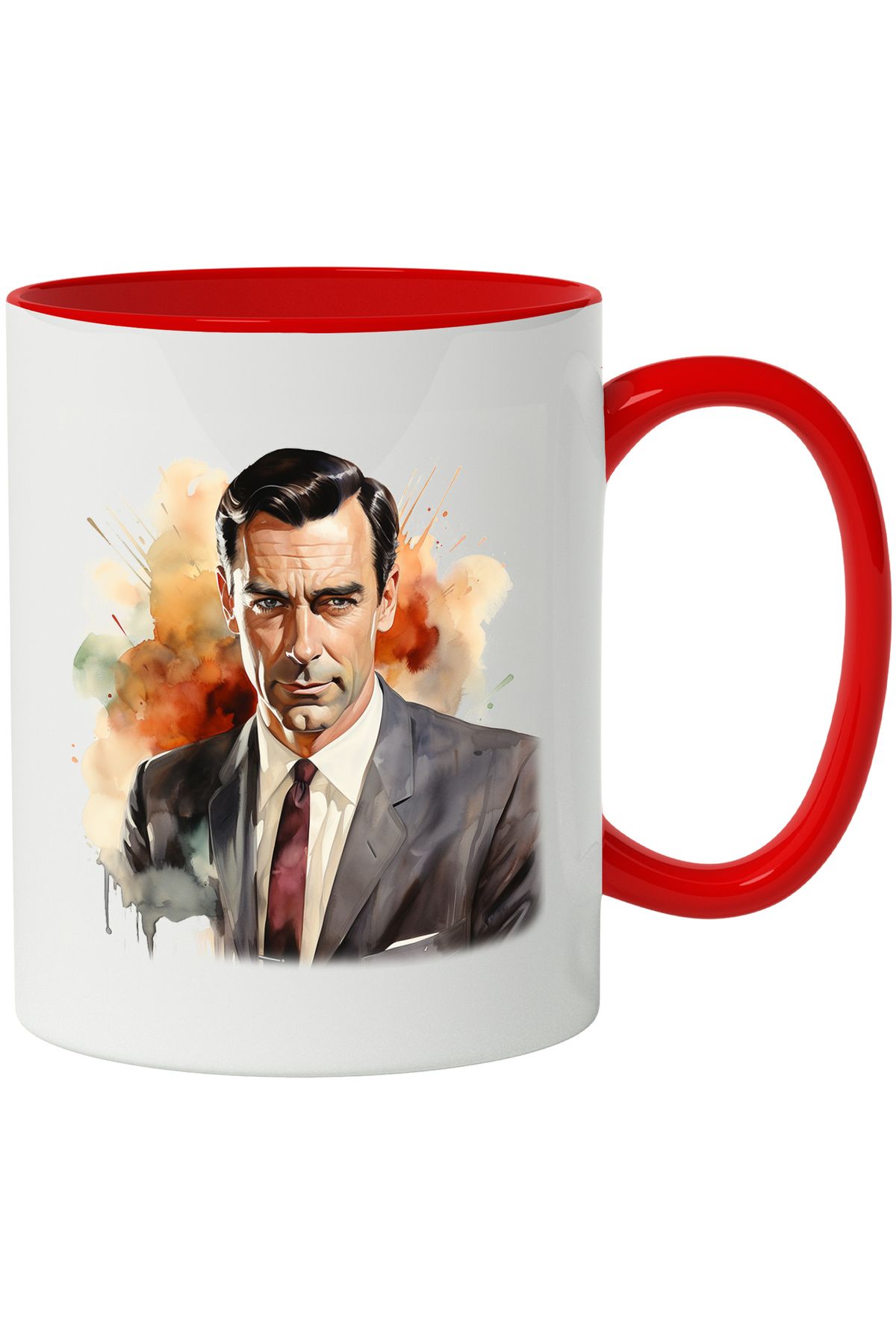 StoryGift Romania Cana Cu Don Draper, Mad Men, Serial Tv, American, Multicolor 330 Ml, Ceramica Cu, Cu ,stg - One Size