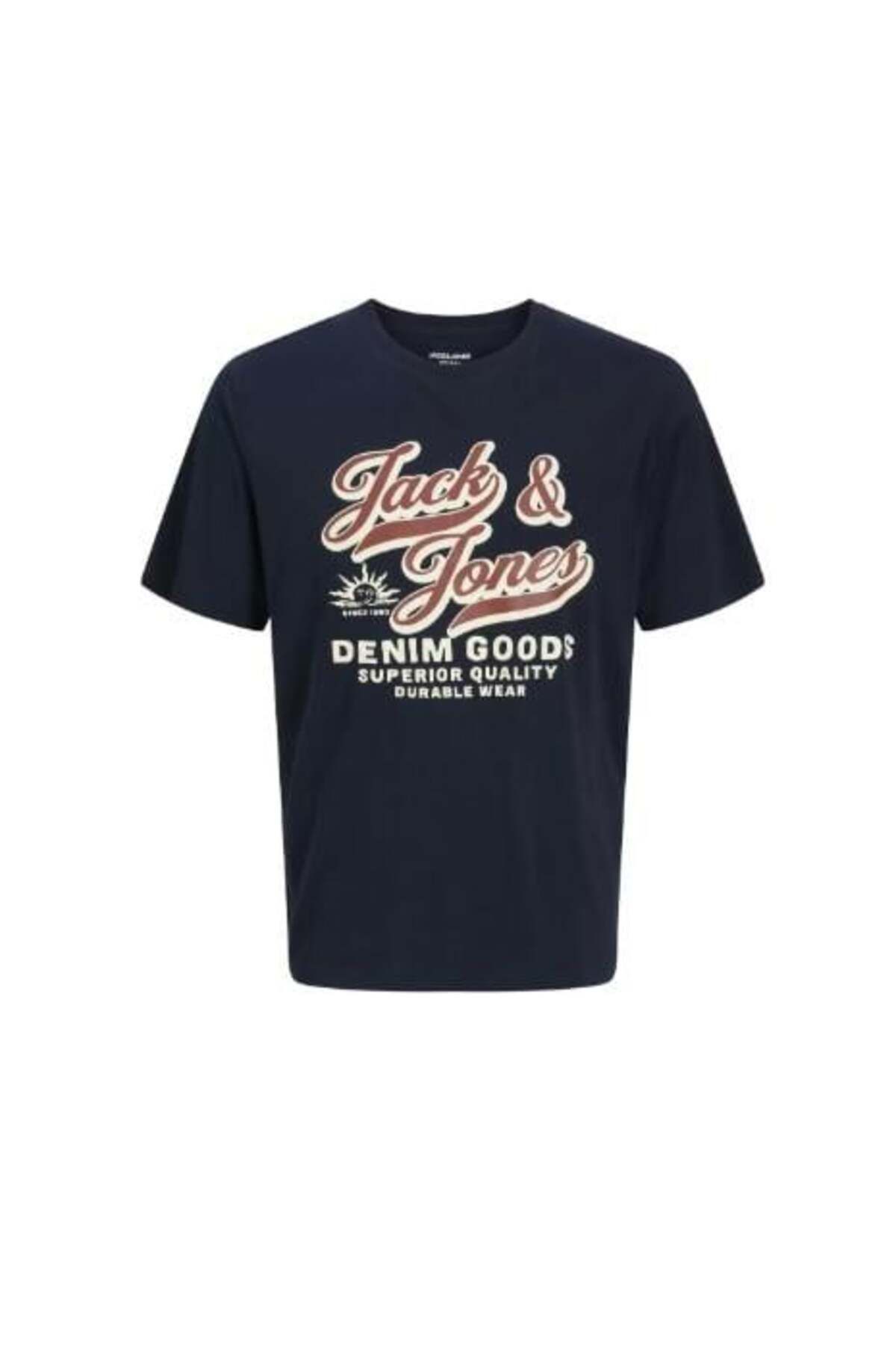 Jack & Jones J&J Erkek JJELOGO TEE SS O-NECK 2 COL AW25 12279535