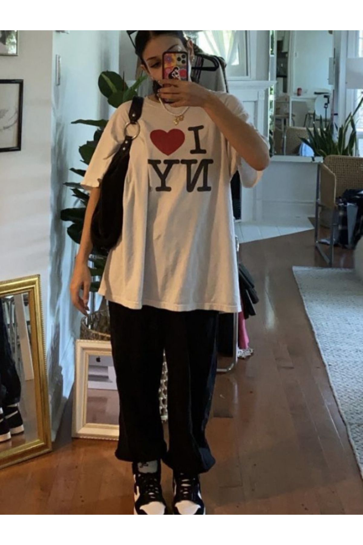 DEEFWEAR DREICH I LOVE NY BASKILI BEYAZ TSHIRT