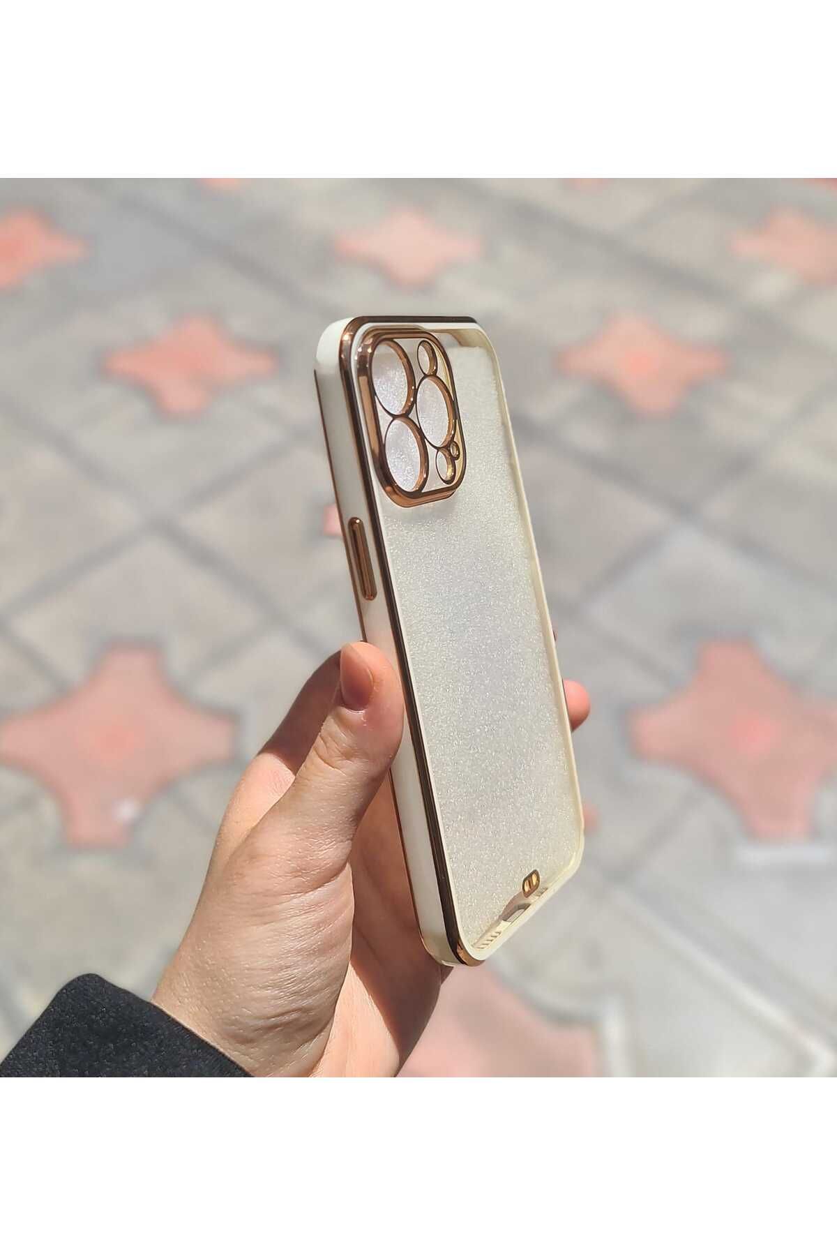 CEP-HANE Apple iPhone 13 Pro Lazer Lens Kamera Çerçeveli Kılıf