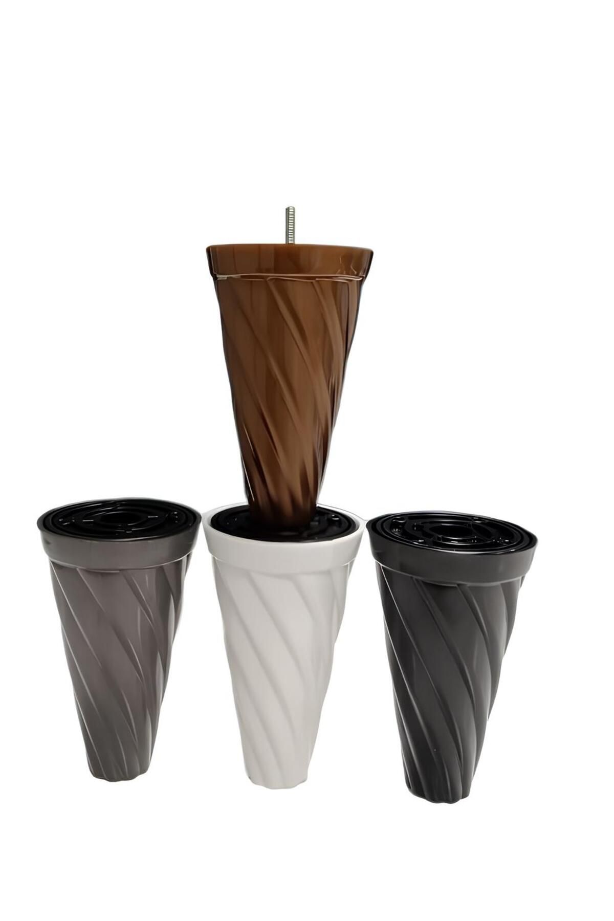 Liz SEDİR LÜX BAZA KOLTUK ÇEKYAT MASA SEHPA MOBİLYA AYAĞI 14 CM PLASTİK AYAK