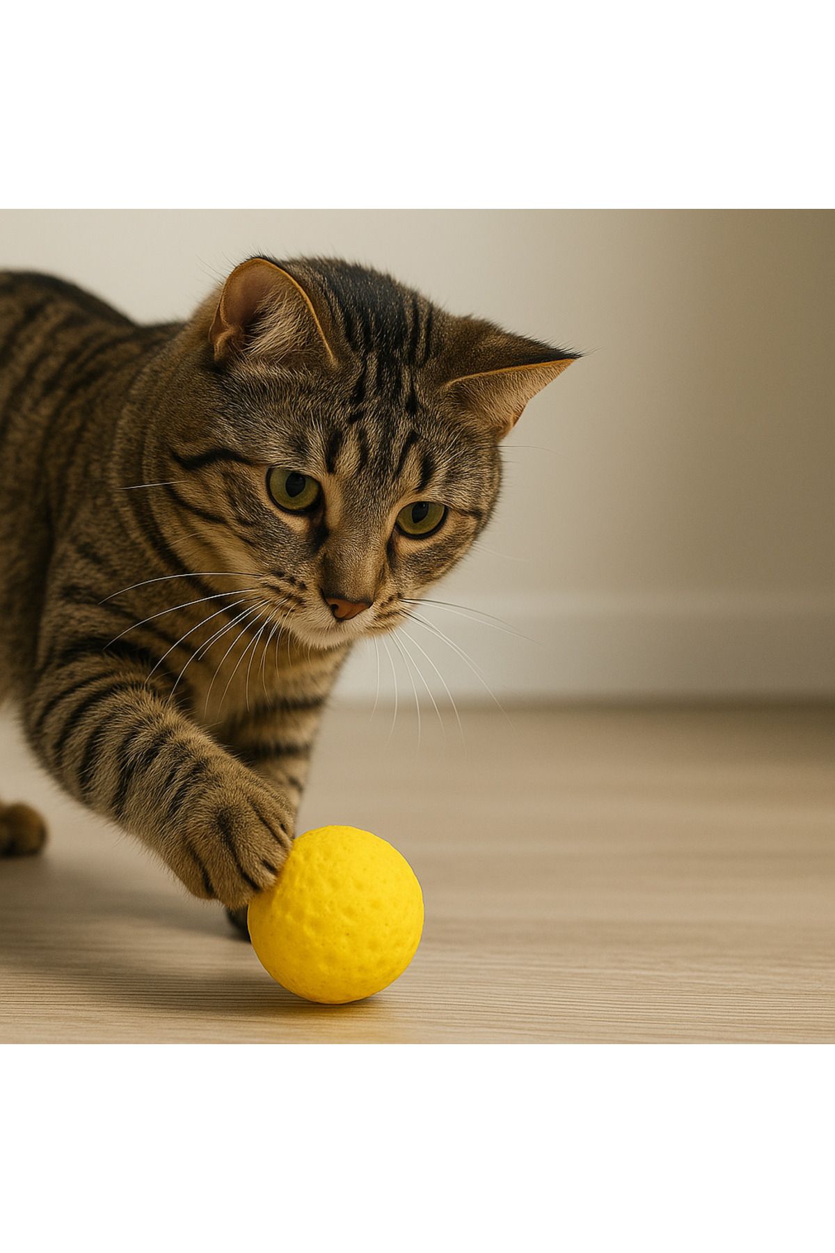 Fauna Pet Supplies Sünger Kedi Oyuncağı – Yumuşak ve Sessiz Top (4cm)