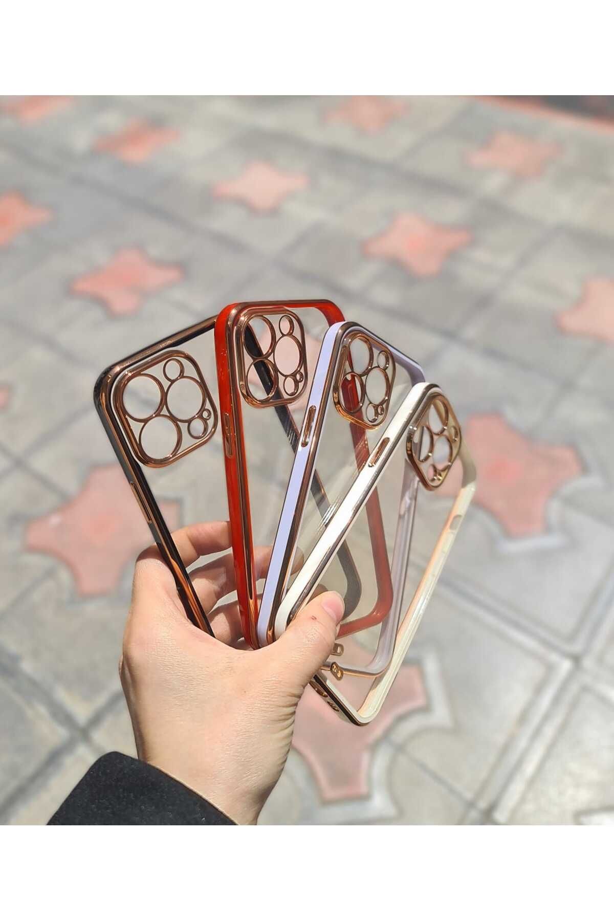 CEP-HANE Apple iPhone 13 Pro Lazer Lens Kamera Çerçeveli Kılıf