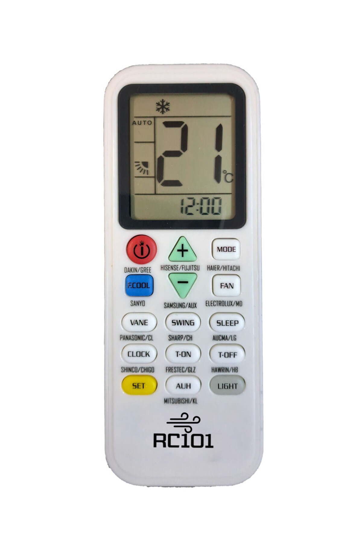 OEM-Remote control for Tel Air Conditioner RC101 - allows minimum temperature adjustment 1