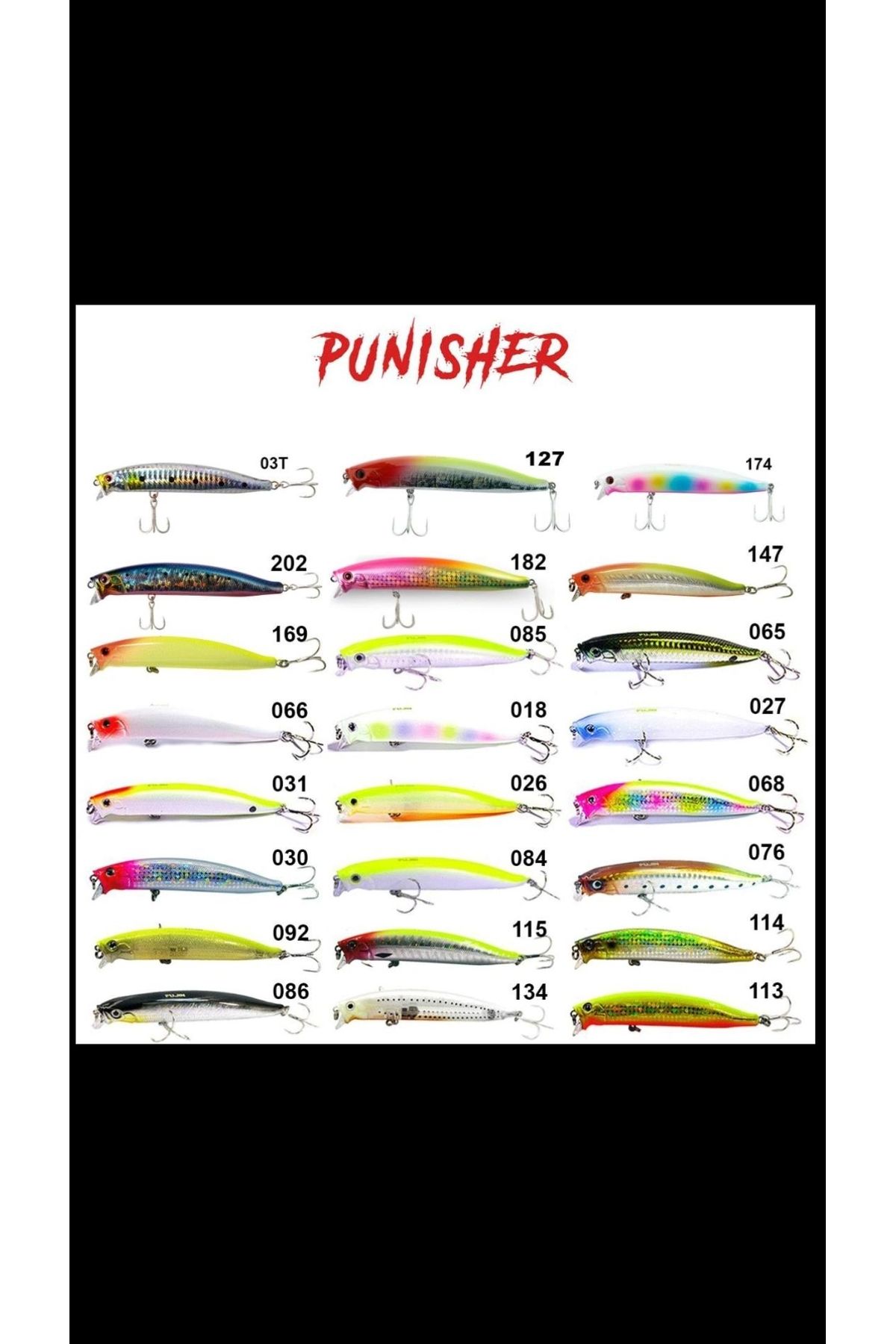 Fujin Punisher maket balık PN105SW