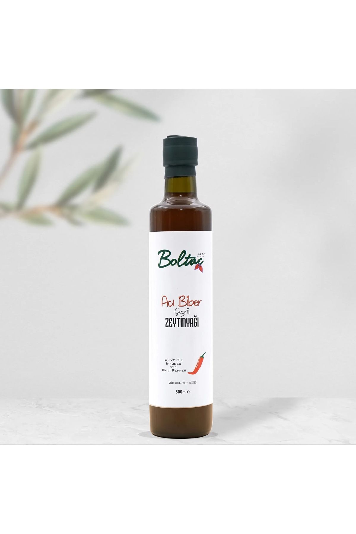 Boltaç Zeytinyağı 500ml Acı Biber Çeşnili Zeytinyağı