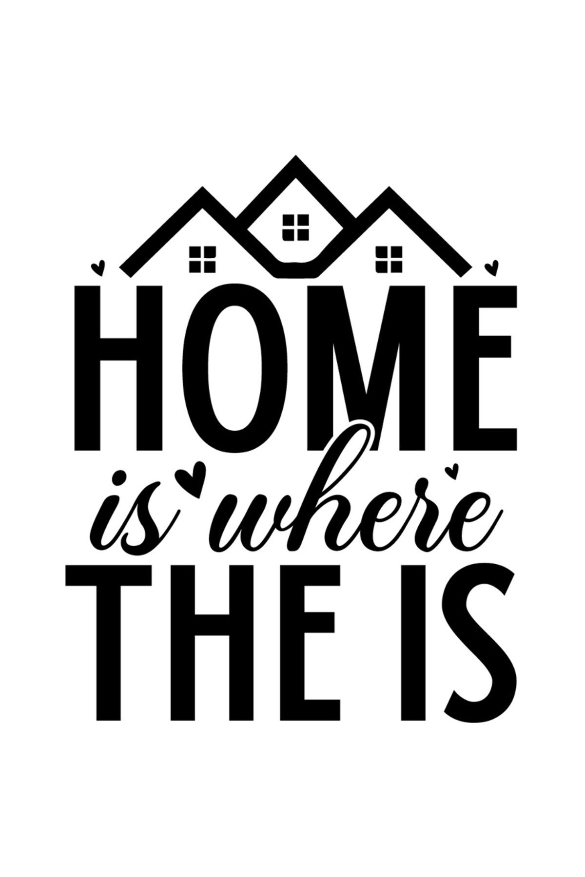 StoryGift Romania Sticker Autocolant 70cm Exterior Cu Inimioare Pentru Cei Care Isi Iubesc Familiile - Acasa , V - One Size