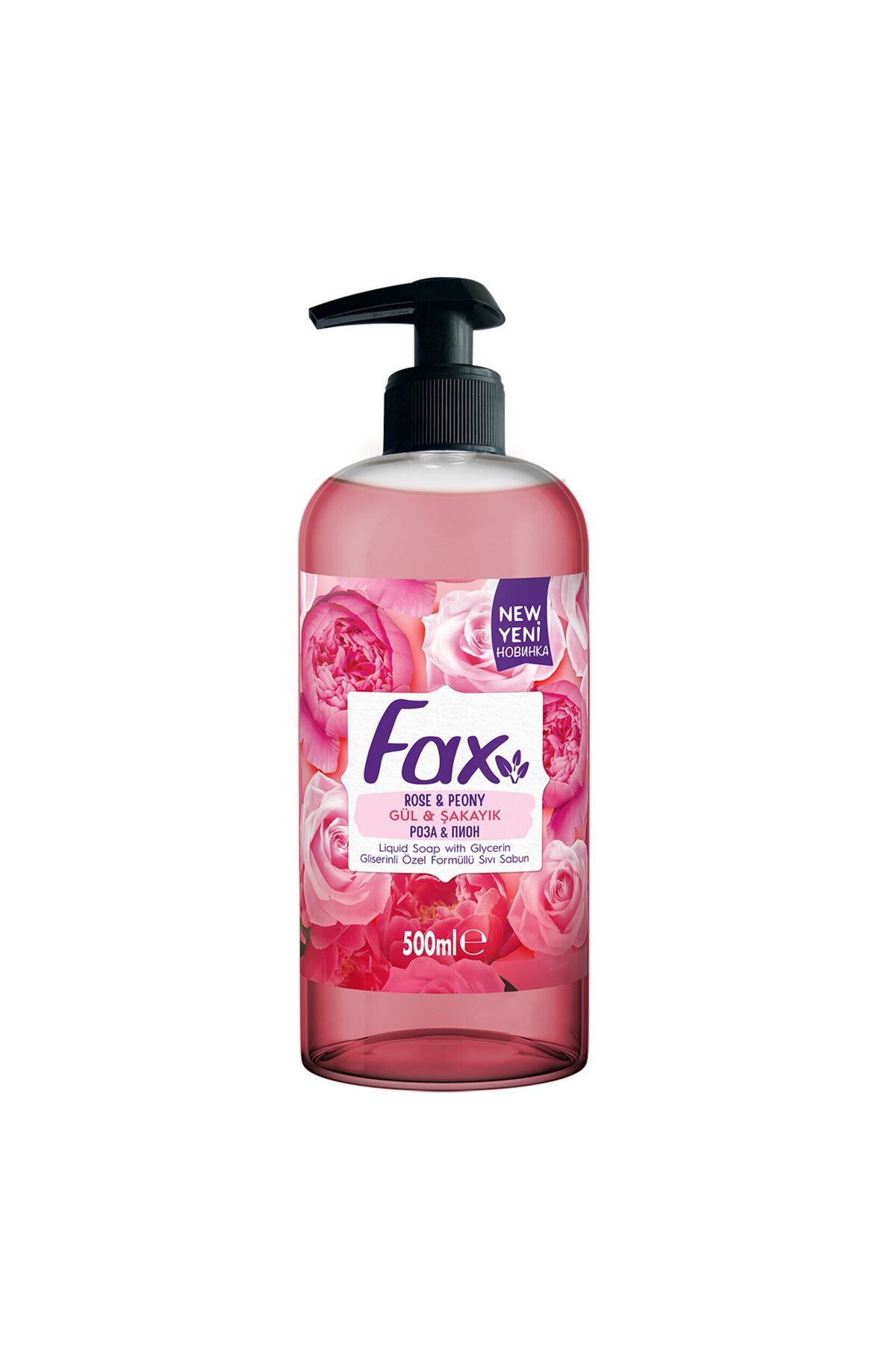 Fax Gül & Şakayık Sıvı Sabun 500 Ml