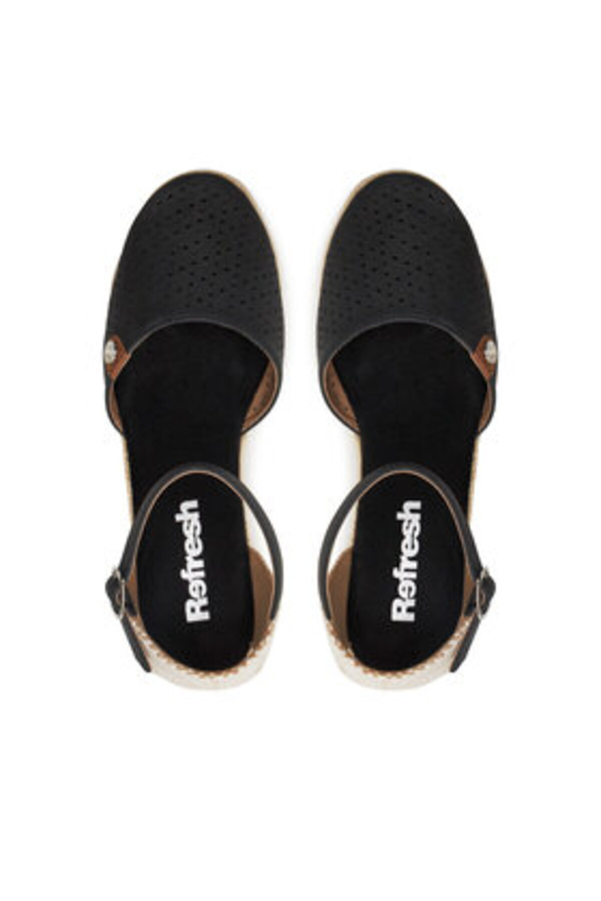 Refresh-espadrile de damă 171969 negre 2