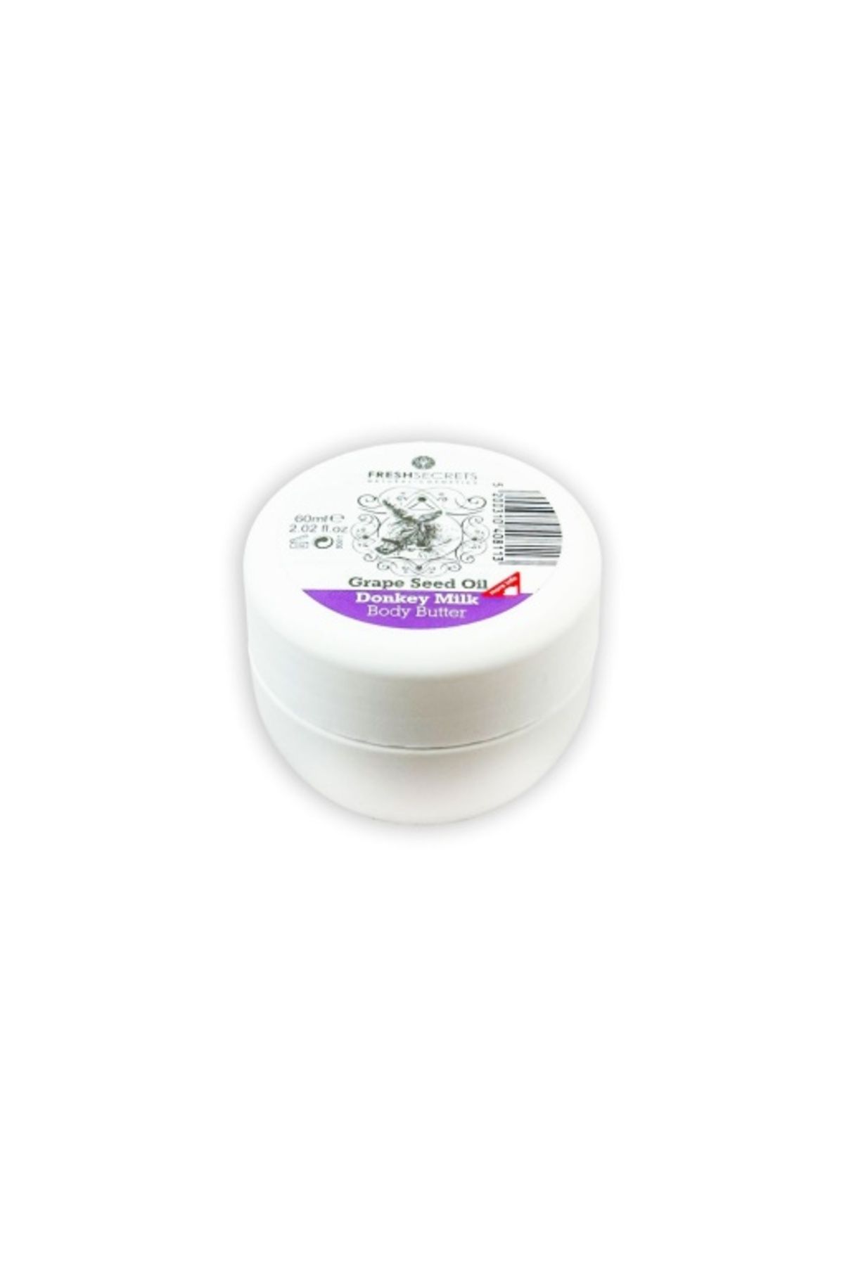 Fresh Secrets Unt De Corp Cu Lapte De Măgăriță Și Ulei De Sâmburi De Struguri, Testat Dermatologic, 60ml - One Size