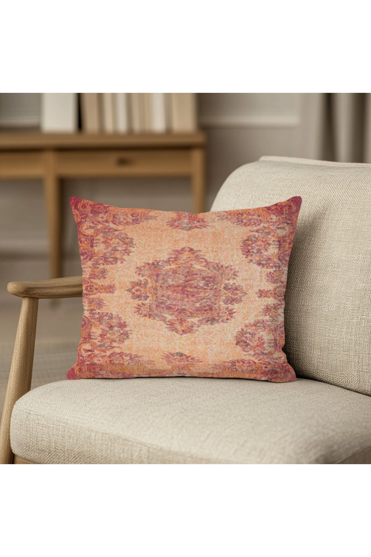 TURKISHRUG KINGDOM Kilim Desenli Çift Taraflı Kırlent Kılıfı