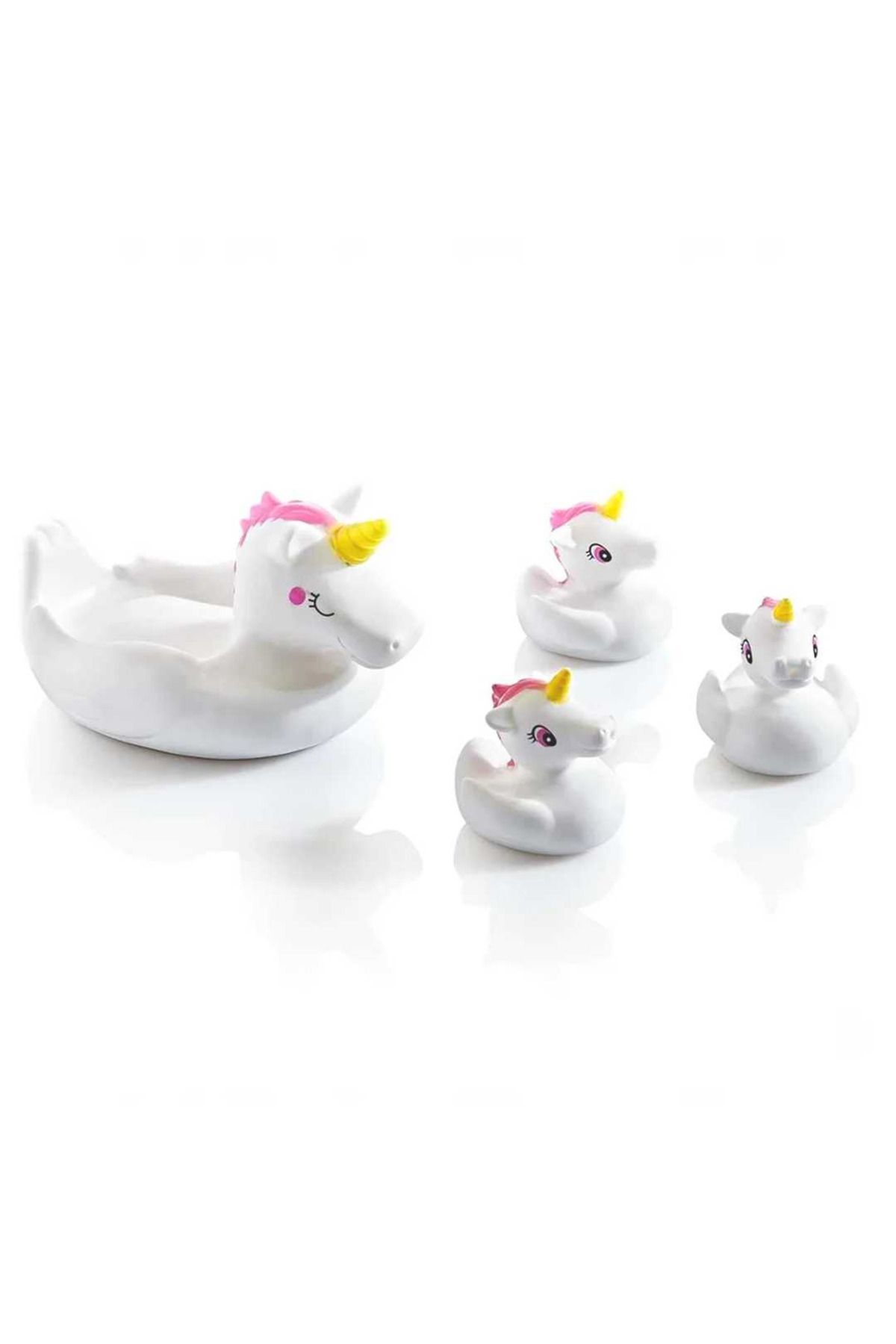 ERPA UNİCORN AİLESİ BÜYÜK FİLEDE BANYO/HAVUZ OYUNCAĞI 4 LÜ PAKET 10M+
