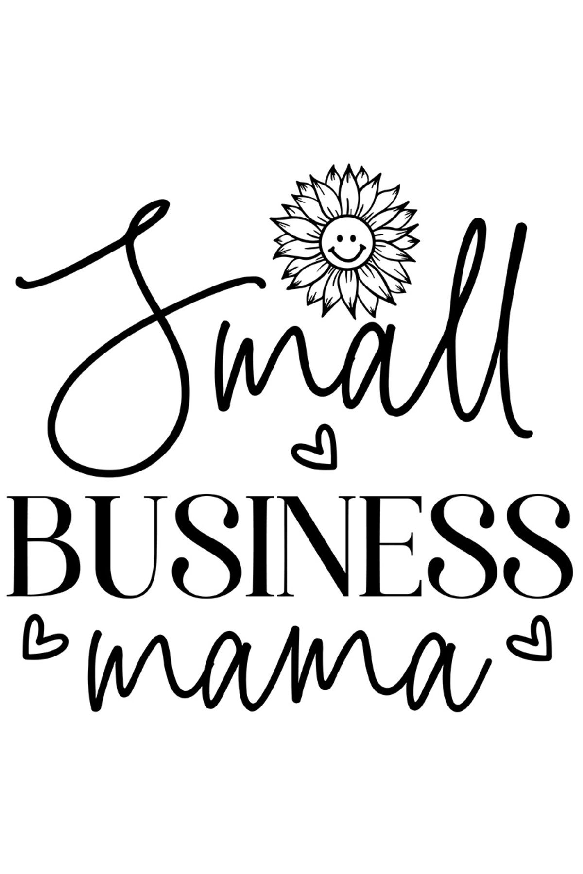 StoryGift Romania Sticker Autocolant 70cm Exterior Cu Inimioare Pentru O Mama Care Detine O Mica Afacere - Risc - One Size