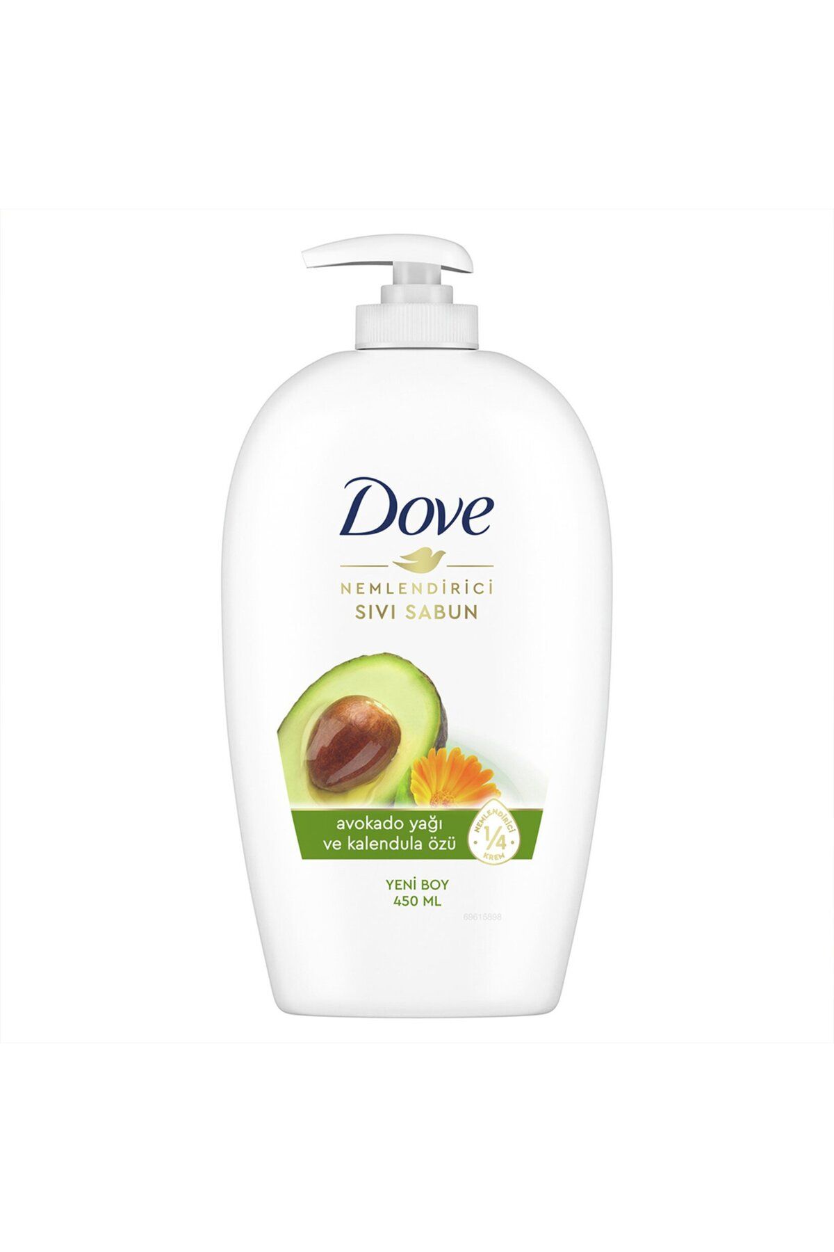 Dove Nemlendirici Sıvı Sabun Avokado Yağı ve Kalendula Özü 450 Ml