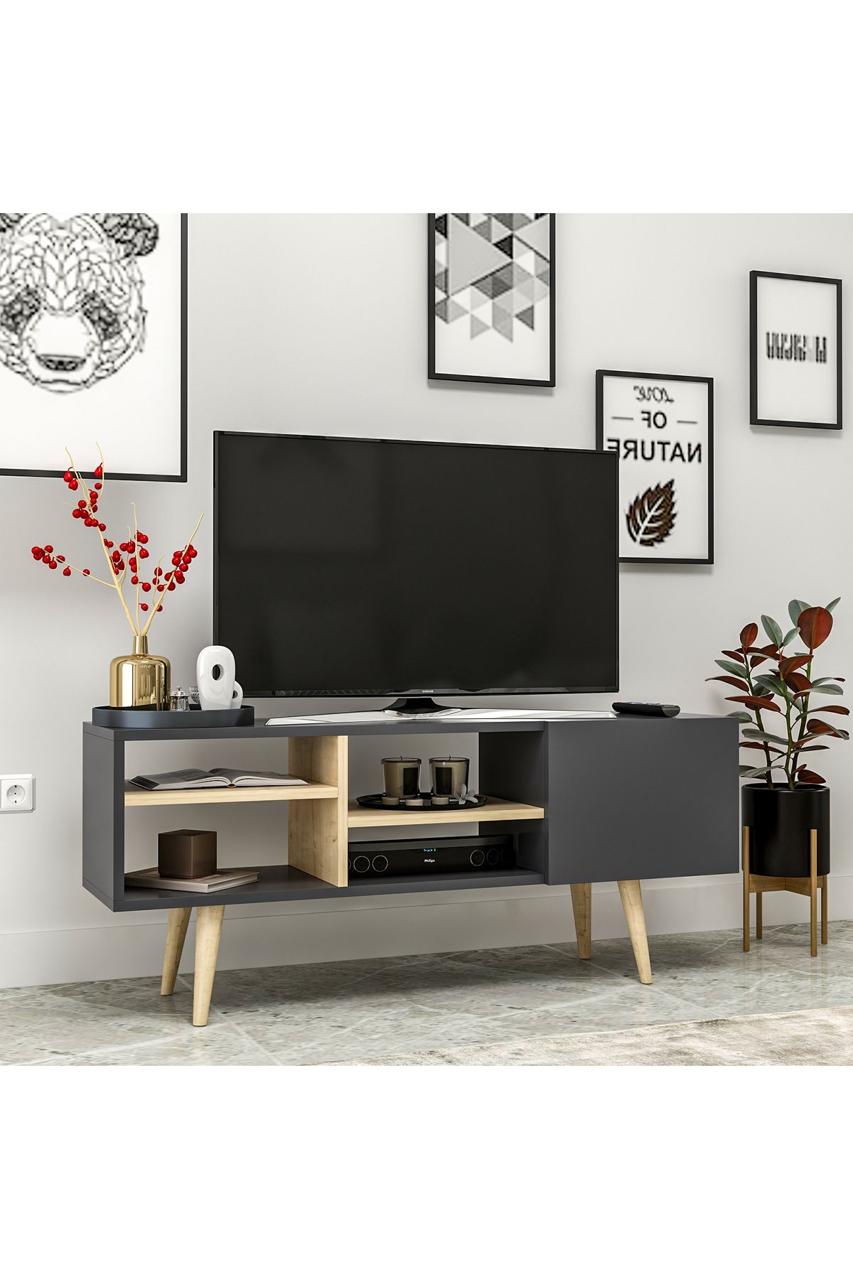 ege dekoratif LUİS TV SEHPASI