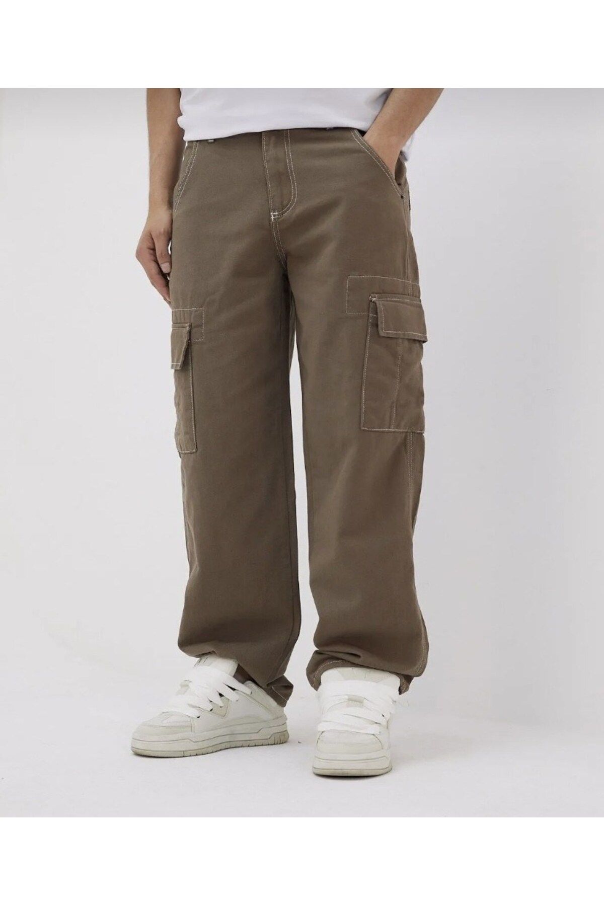 Casualmen32 Kargo Cep Baggy Pantolon 44