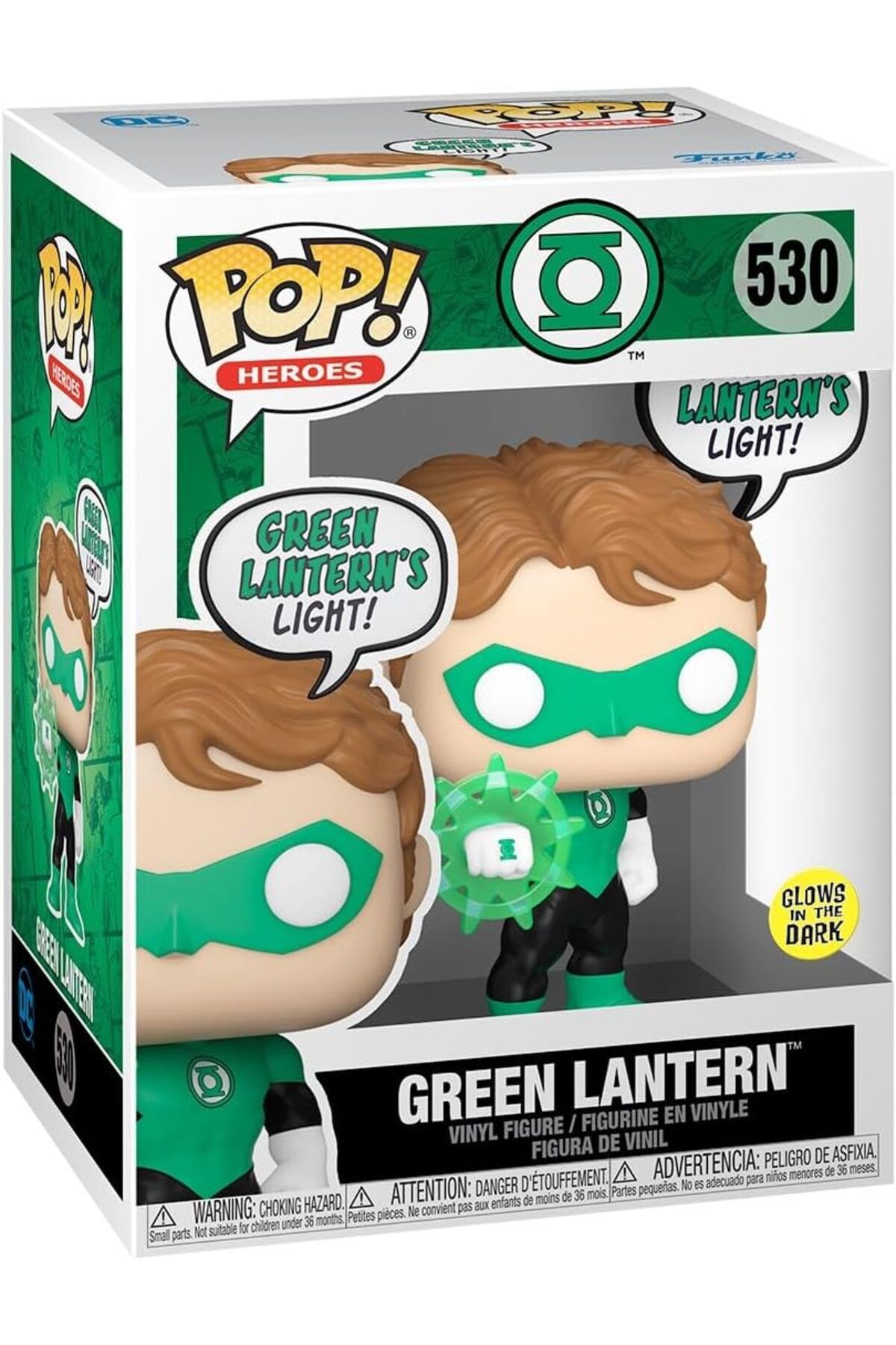 Funko POP! DC: Green Lantern (Beware) Karanlıkta Parlayan Vinil Figür, Resmi Ürün