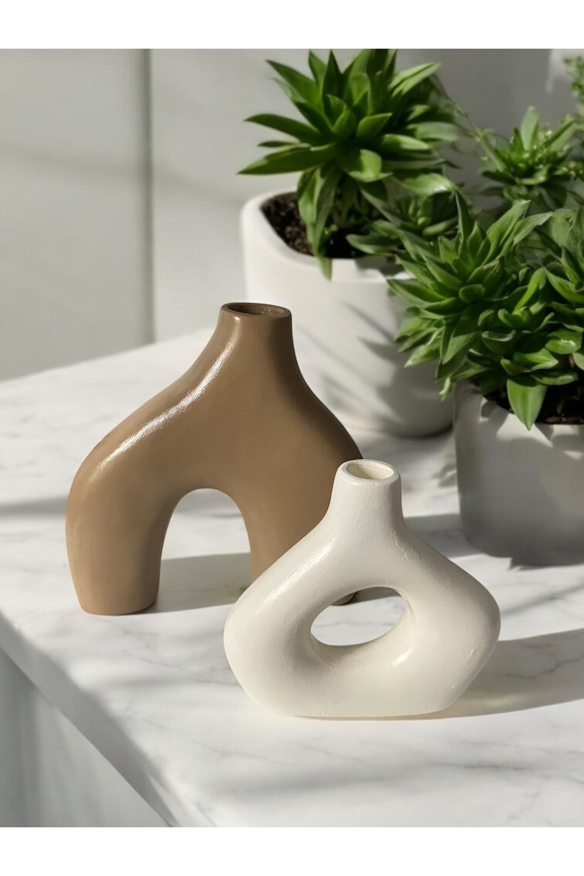 Home İskandinav 2’li Vazo Seti, Modern Tasarım