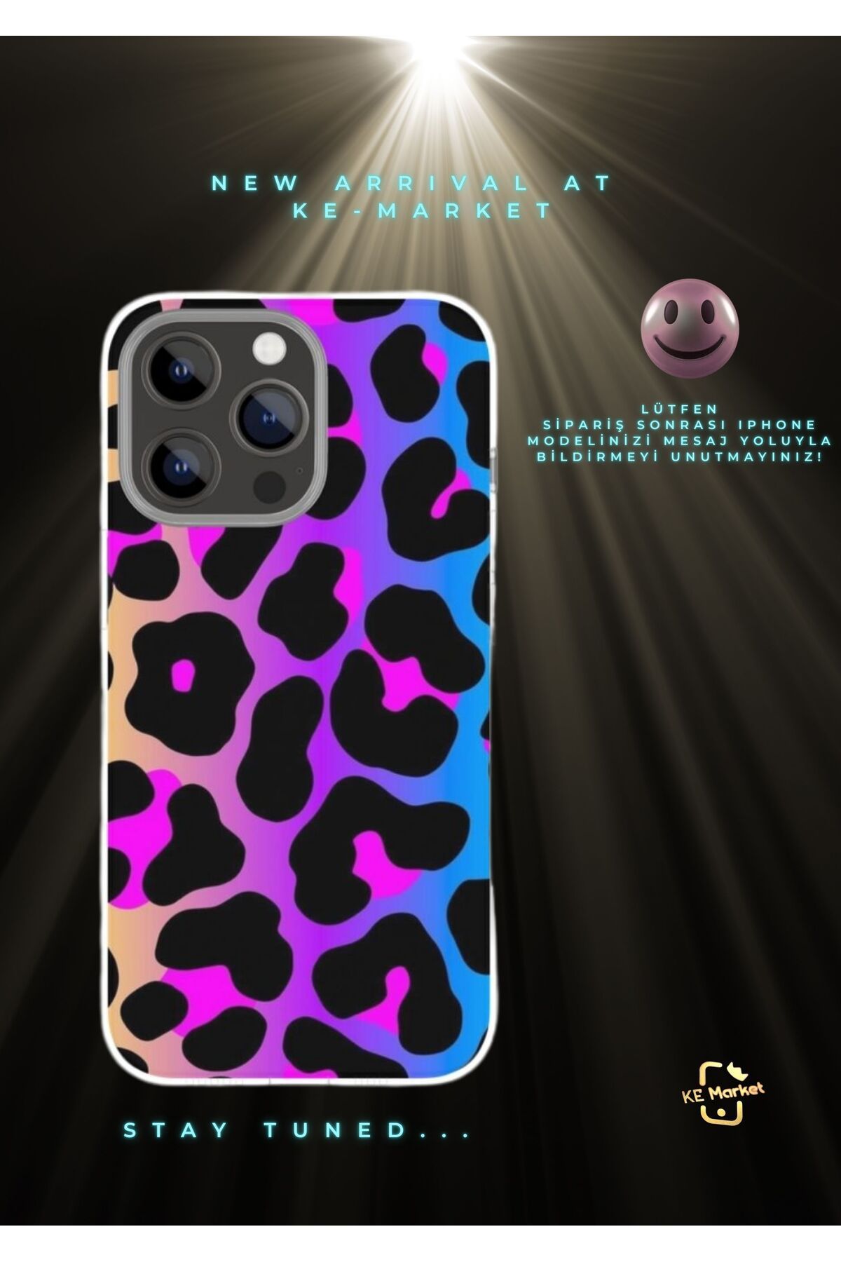 SOFTCASE Neon Series Iphone Tasarım Kılıf (LÜTFEN MESAJ YOLUYLA TELEFON MODELİNİZİ YAZINIZ)