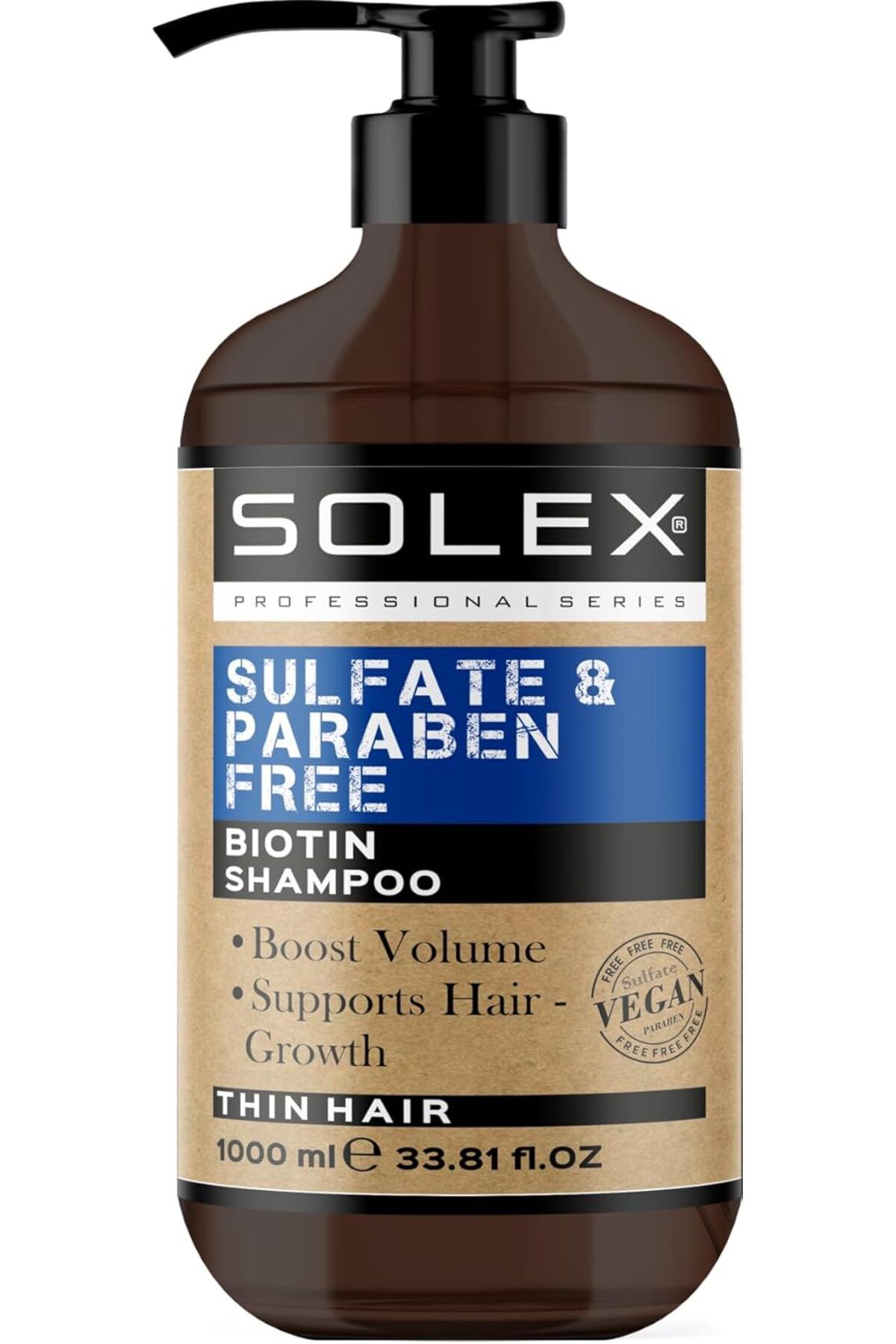 Solex Sülfatsız Parabensiz Biotin Şampuan 1000 ML