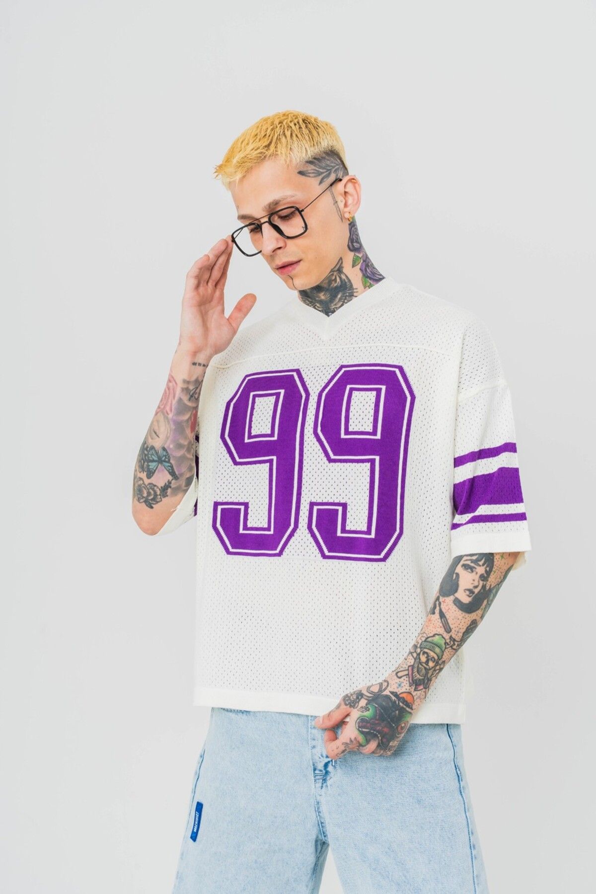 go gang own 99 Knit Oversize Triko T-shirt