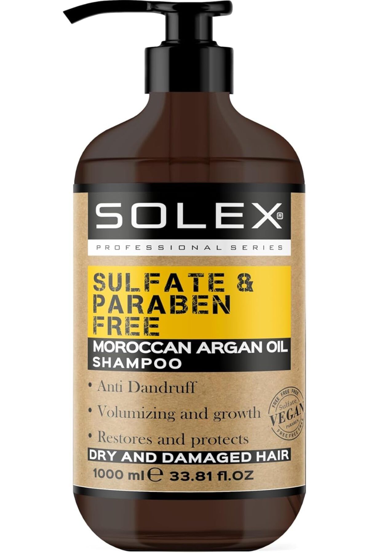 Solex Sülfatsız Parabensiz Morocco Argan Yağlı Şampuan 1000 ML