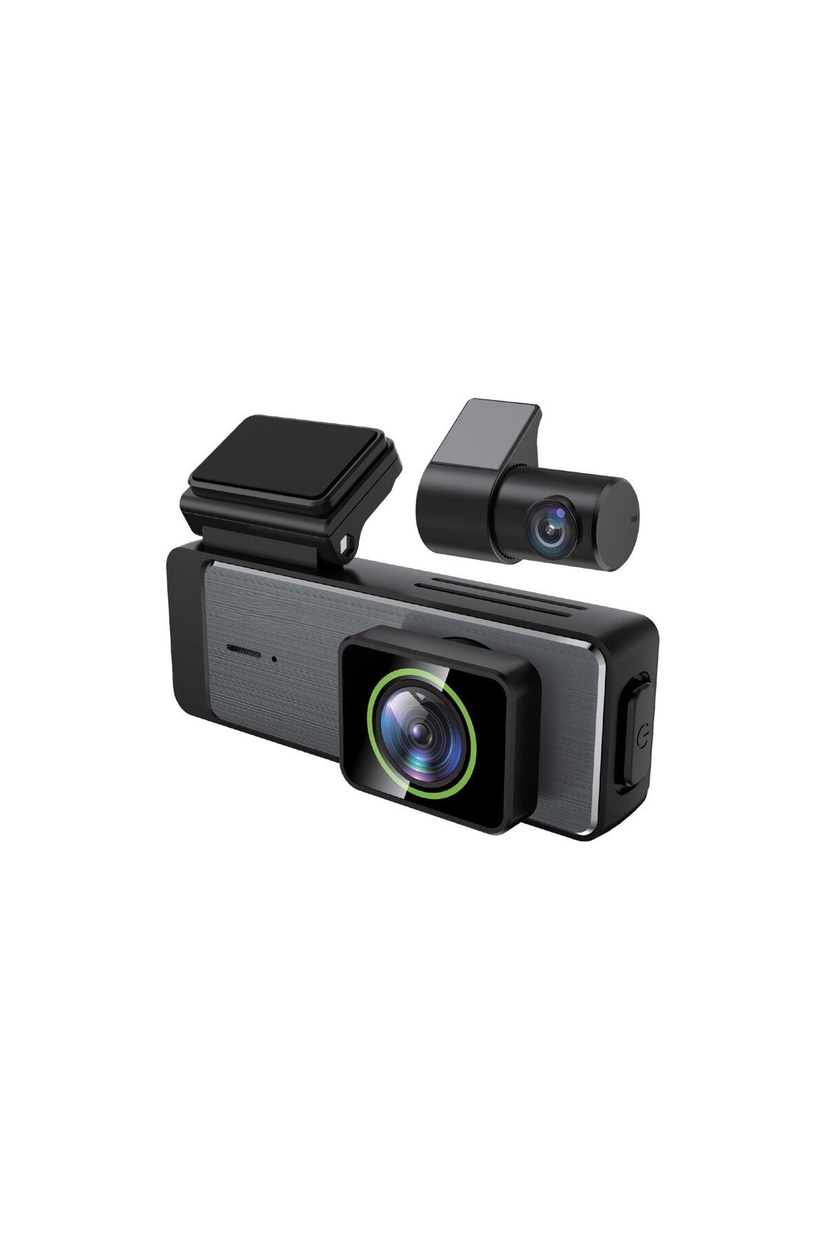 MATECHNO LCD Ekranlı 4K HD Ön ve Arka Araç Kamera 1080P Gece Görüşlü 140° Açı Araç içi Kamera
