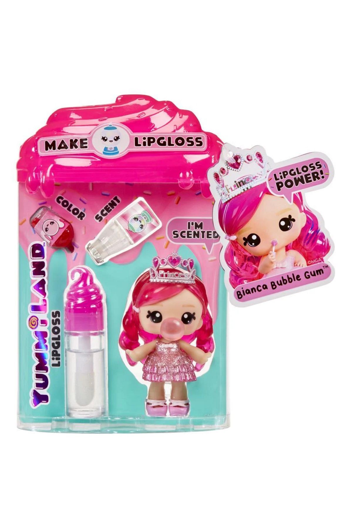 Tower Toys MGA Yummiland Callie Birthday Cake Bebeği ve Dudak Parlatıcısı 120704