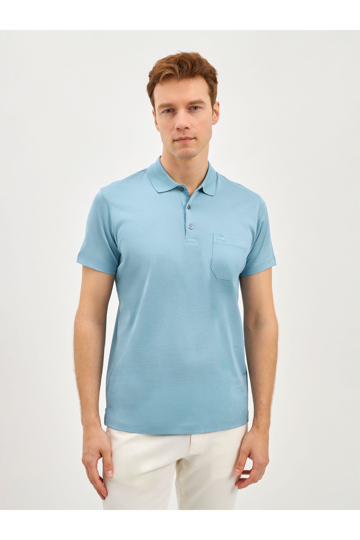 Karaca Erkek Regular Fıt Polo Yaka Tişört-Mint