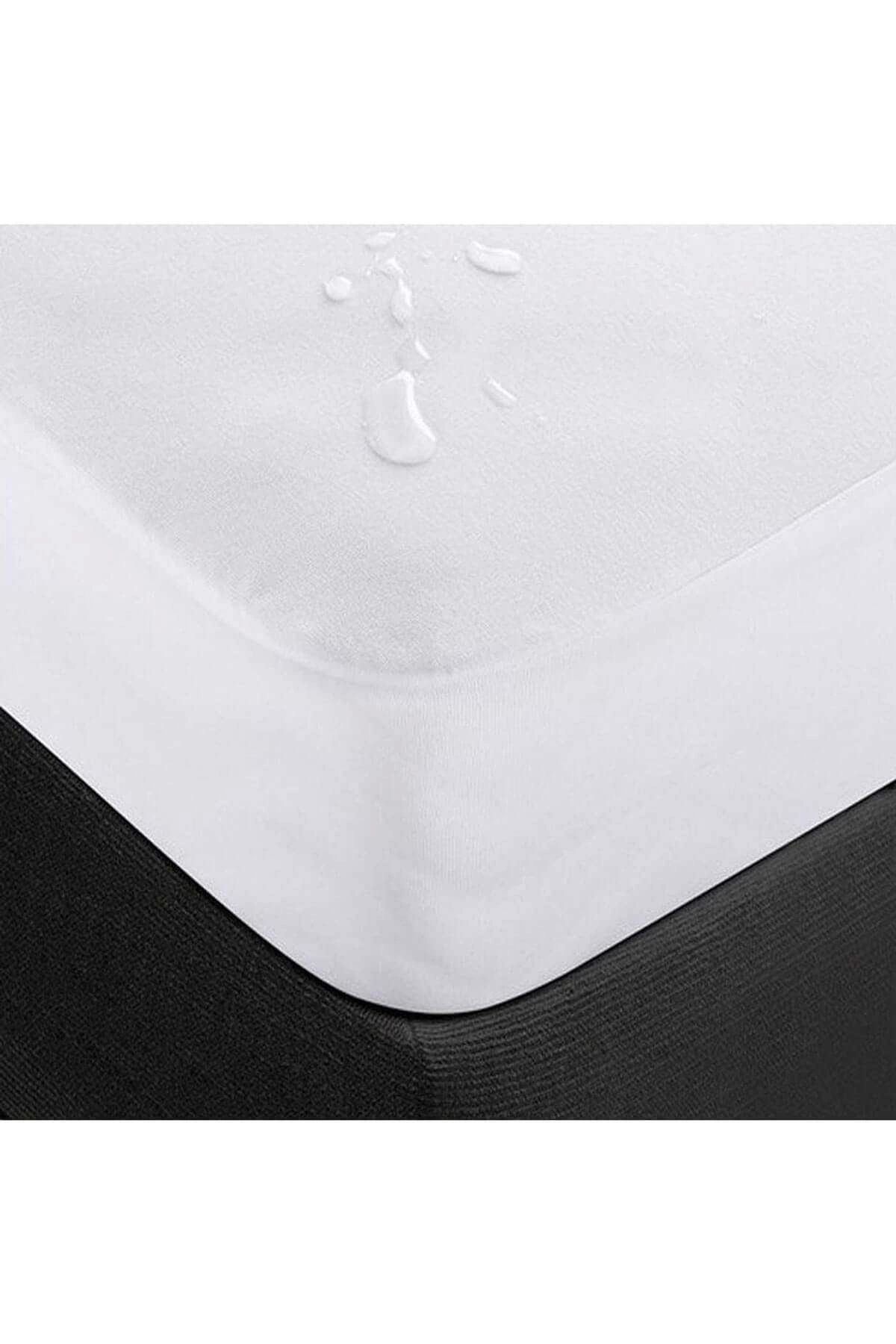 luz&pos 160x200 Cm Çift Kişilik Fitted Geçmeli Sıvı Geçirmez Alez Pamuklu Yatak Koruyucu