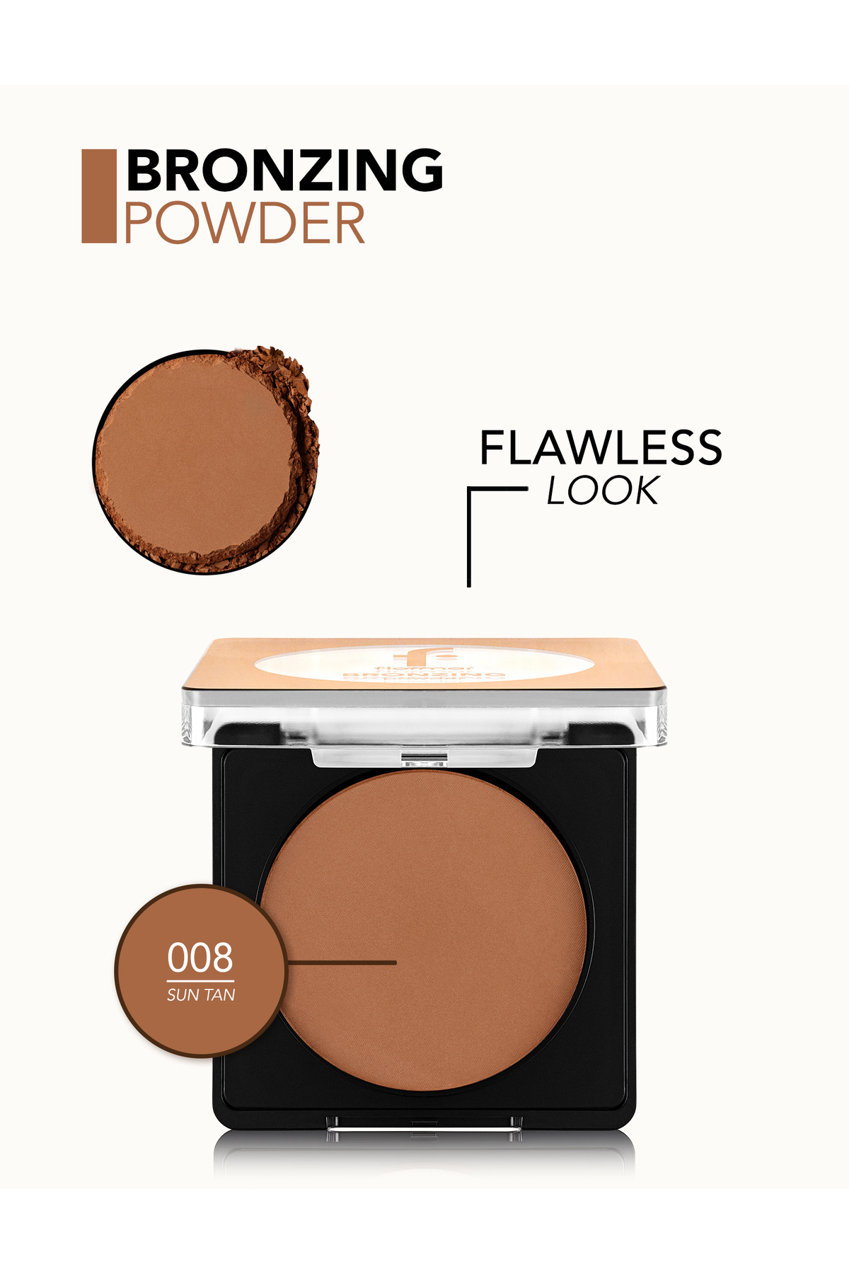 Flormar-BRONZING POWDR BZPW NP-008 SUN TAN 4