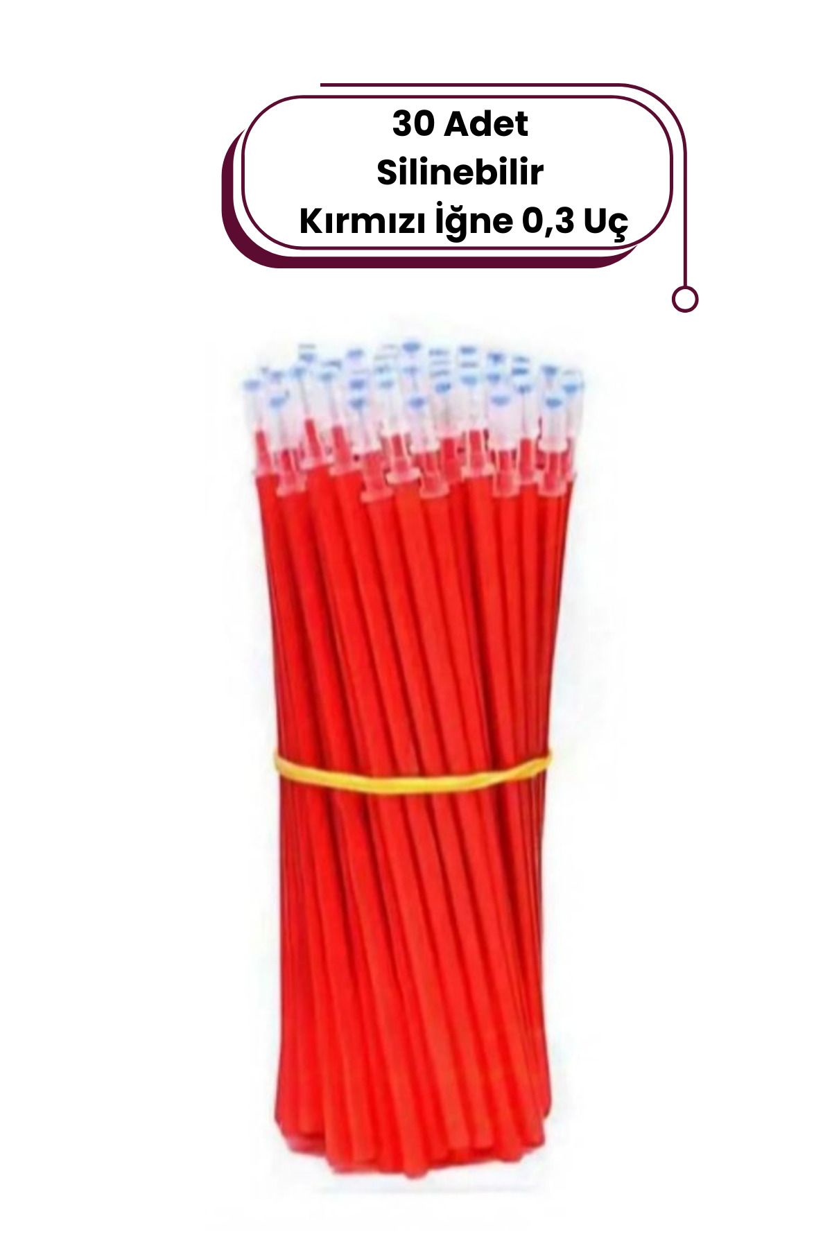 Woody Sofia 30 Silinebilir Kalem Kırmızı uç Kumaş çizmek için Isıyla Uçan Kalem Evrak yazmak için Silinebilir K