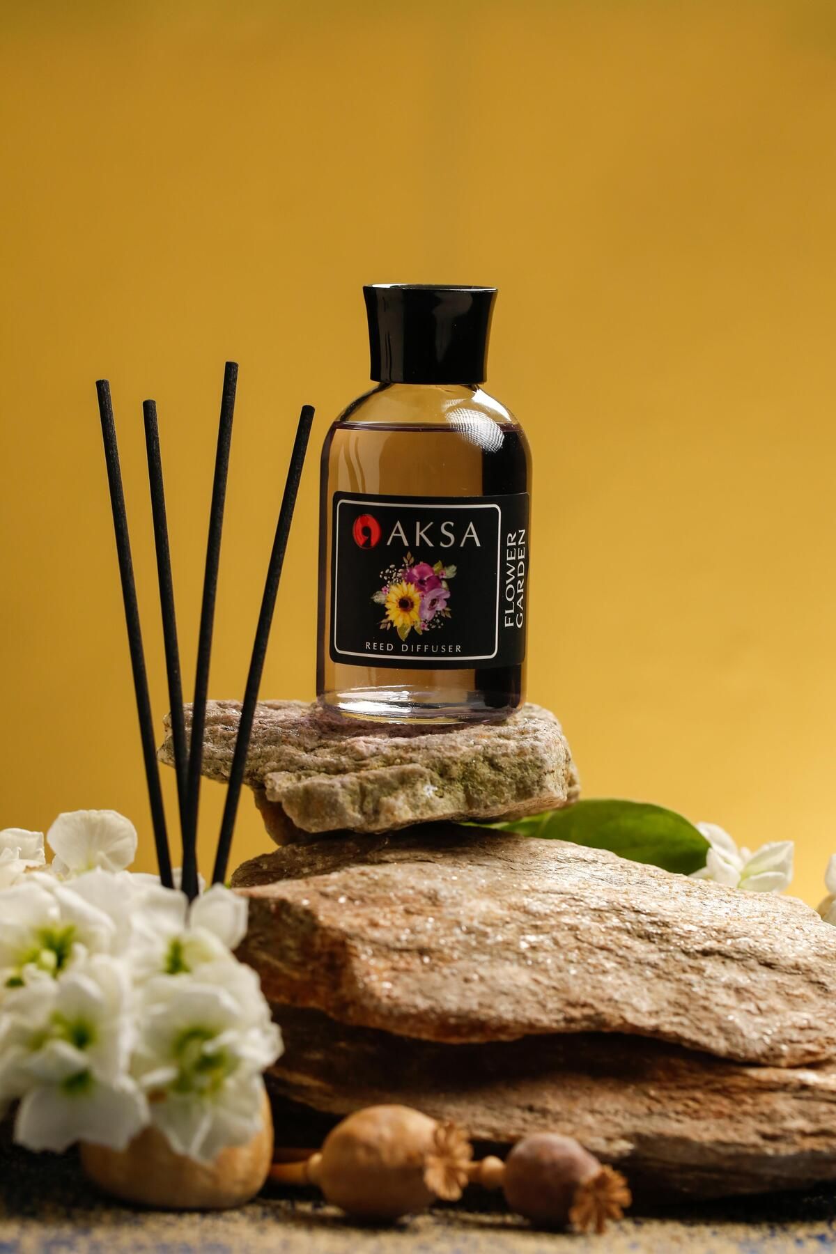 AKSA ESANS Bambu"Çiçek Bahçesi"Çubuklu Oda Kokusu 100 ml