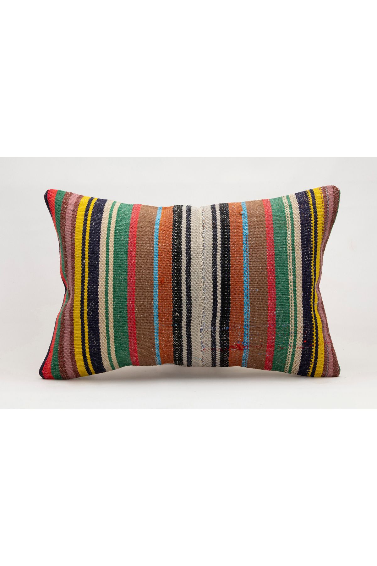 Kilim Whole Sale El Yapımı Kilim'den Yapılmış Vintage Yastık Kırlent Kılıfı, 40x60 cm