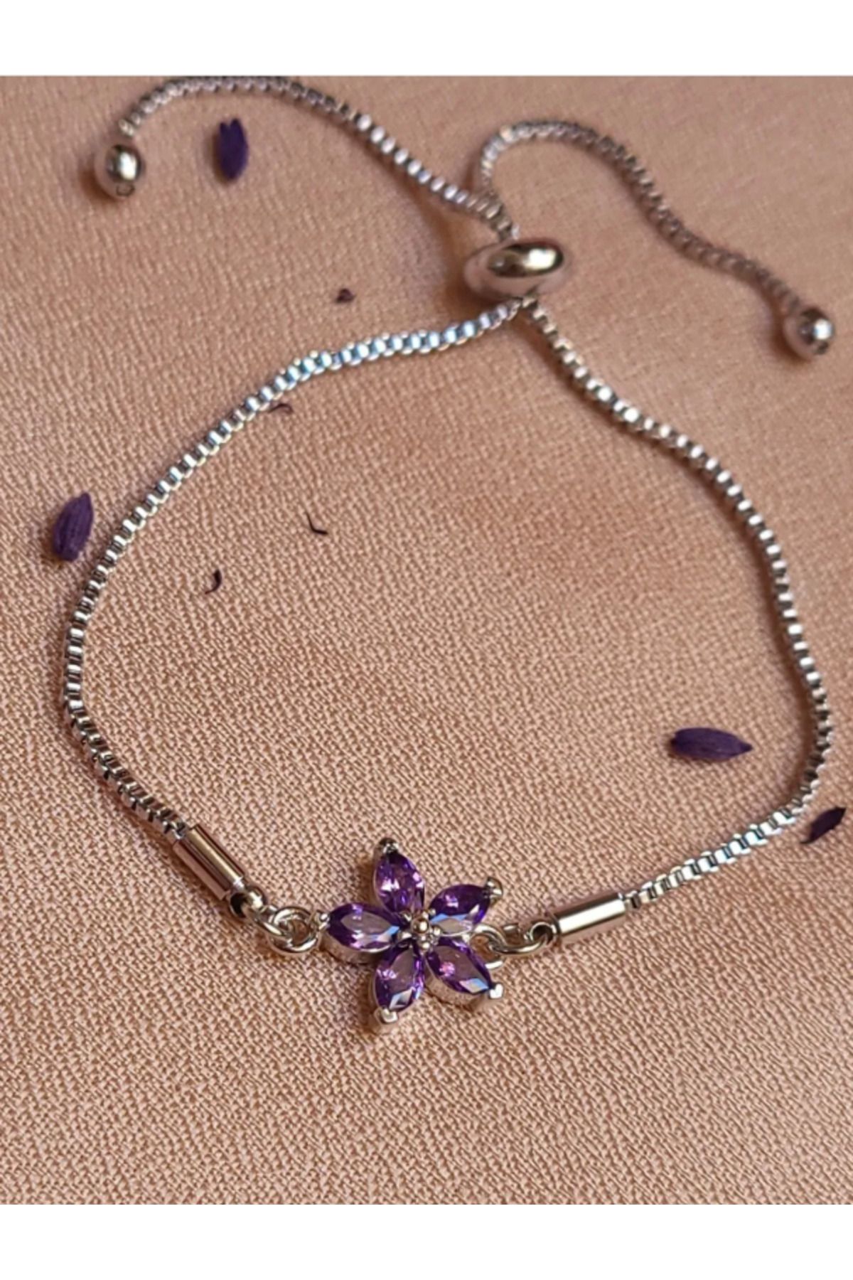 Ervalina Trend Moda Asansörlü Lotus Çiçeği Bileklik