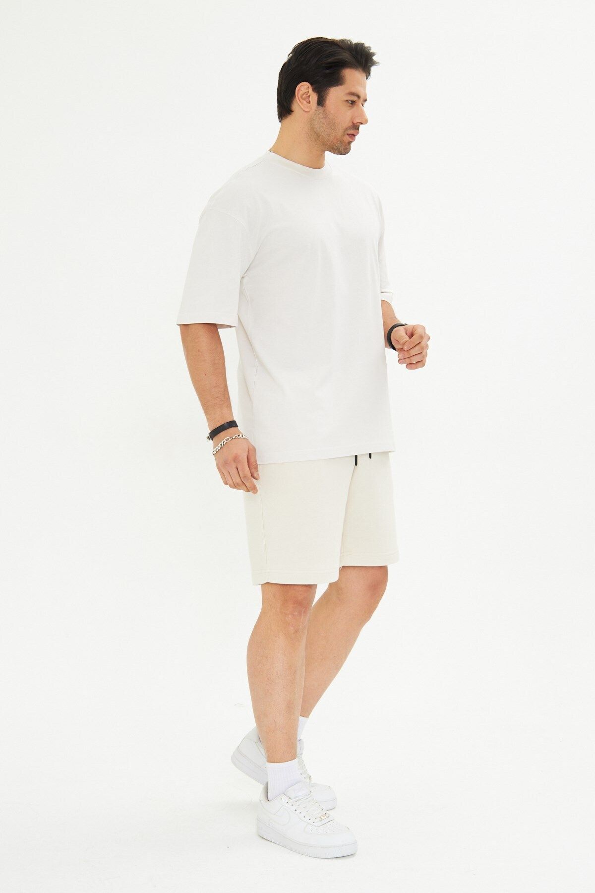 The Champ Clothing-Ανδρικό κοντομάνικο μπλουζάκι από βαμβακερό Basic Oversize Crew Neck 8