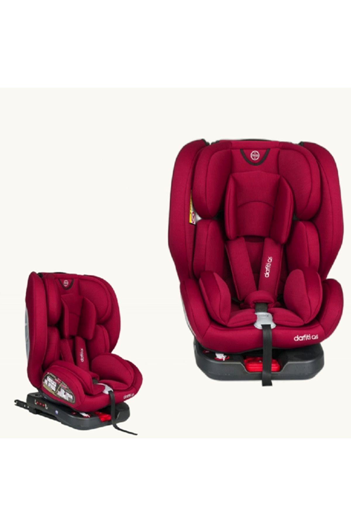 Dafiti 0-36 Kg 360 Derece Dönebilen Oto Koltuğu Isofix bordo