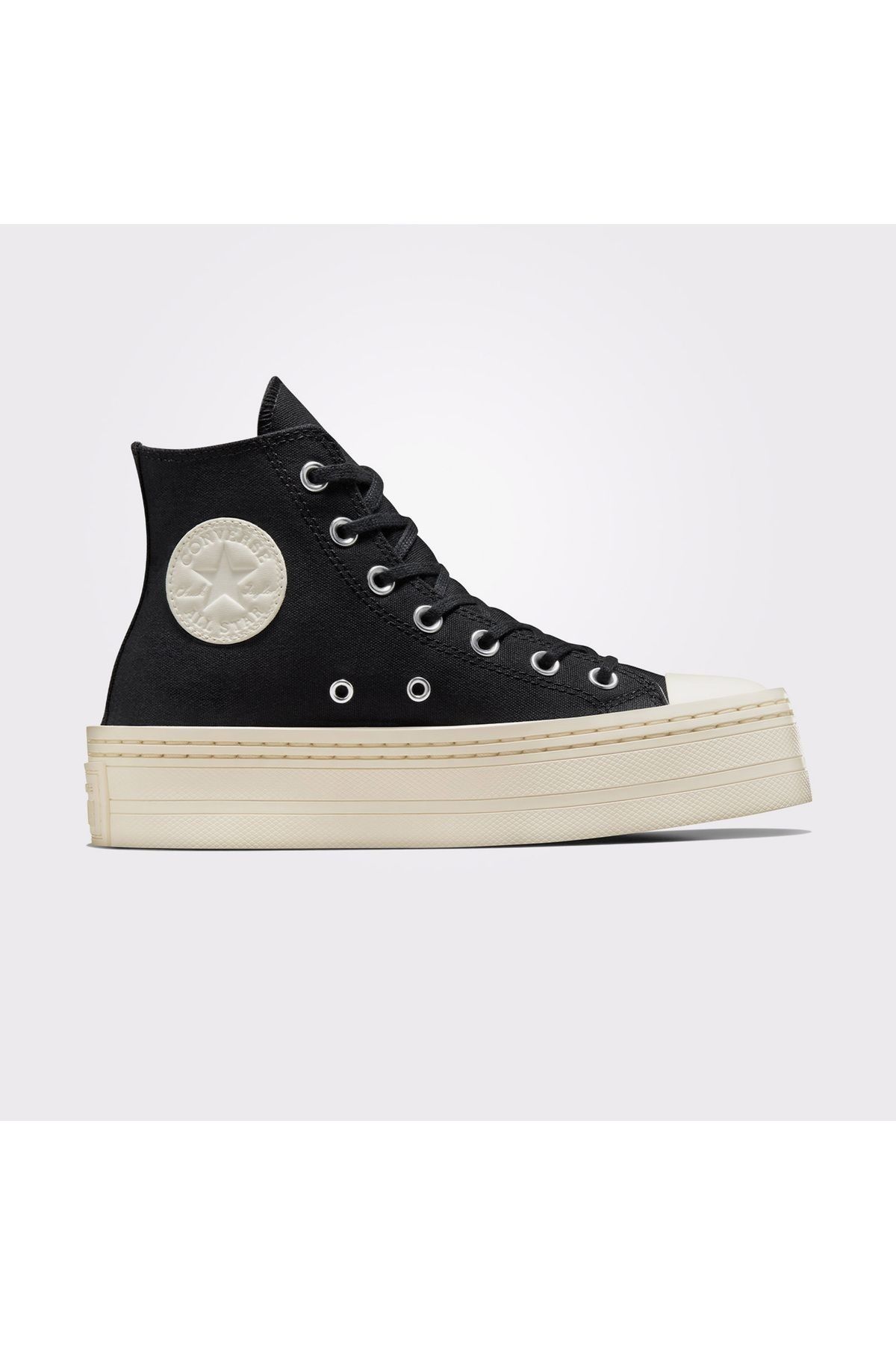 converse Chuck Taylor All Star Modern Lift Platform Canvas Kadın Siyah Sneaker