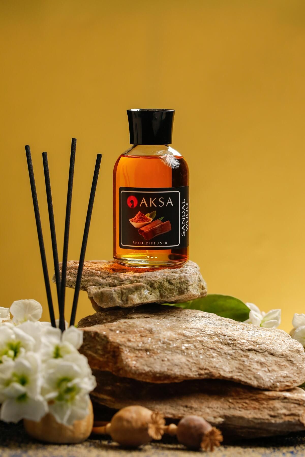 AKSA ESANS Bambu"Sandal Ağacı"Çubuklu Oda Kokusu 100 ml