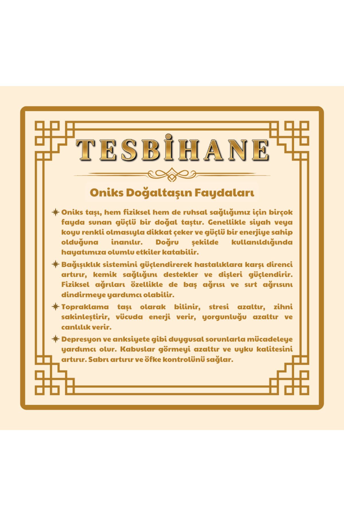 Tesbihane-سوار من الحجر الطبيعي مع مزيج من العقيق الأسود والهيماتيت104000547 5